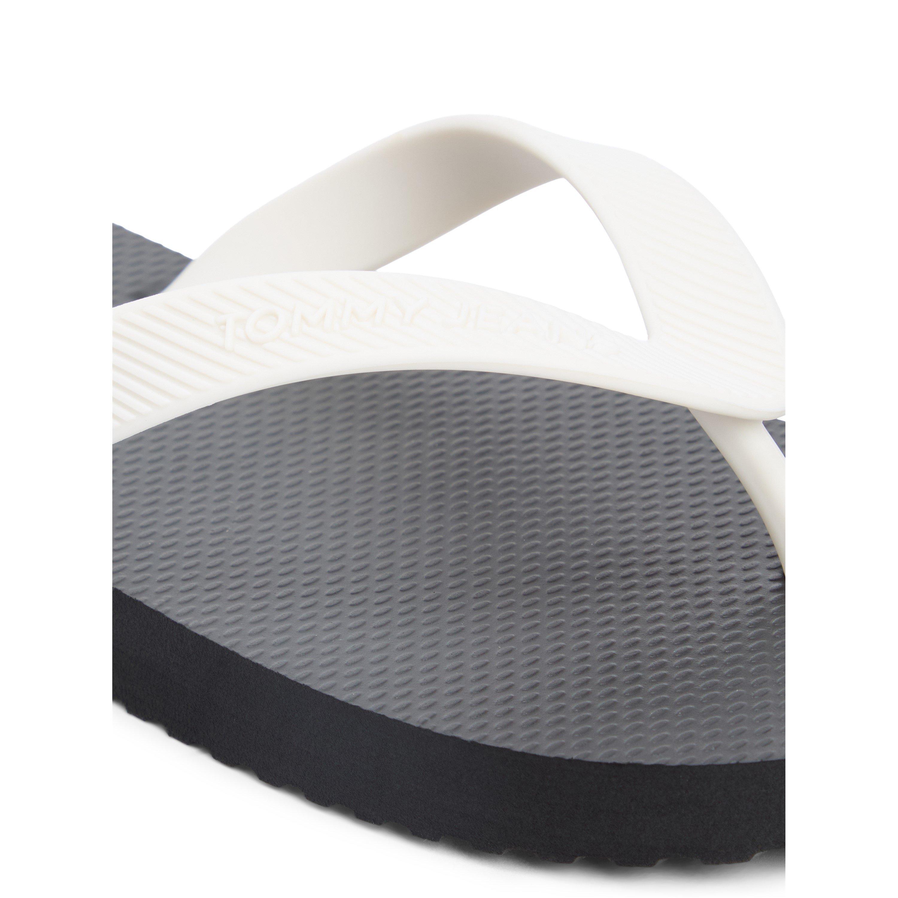 Preto/Ecru - Tommy Jeans - Women's Flip Flops - 5