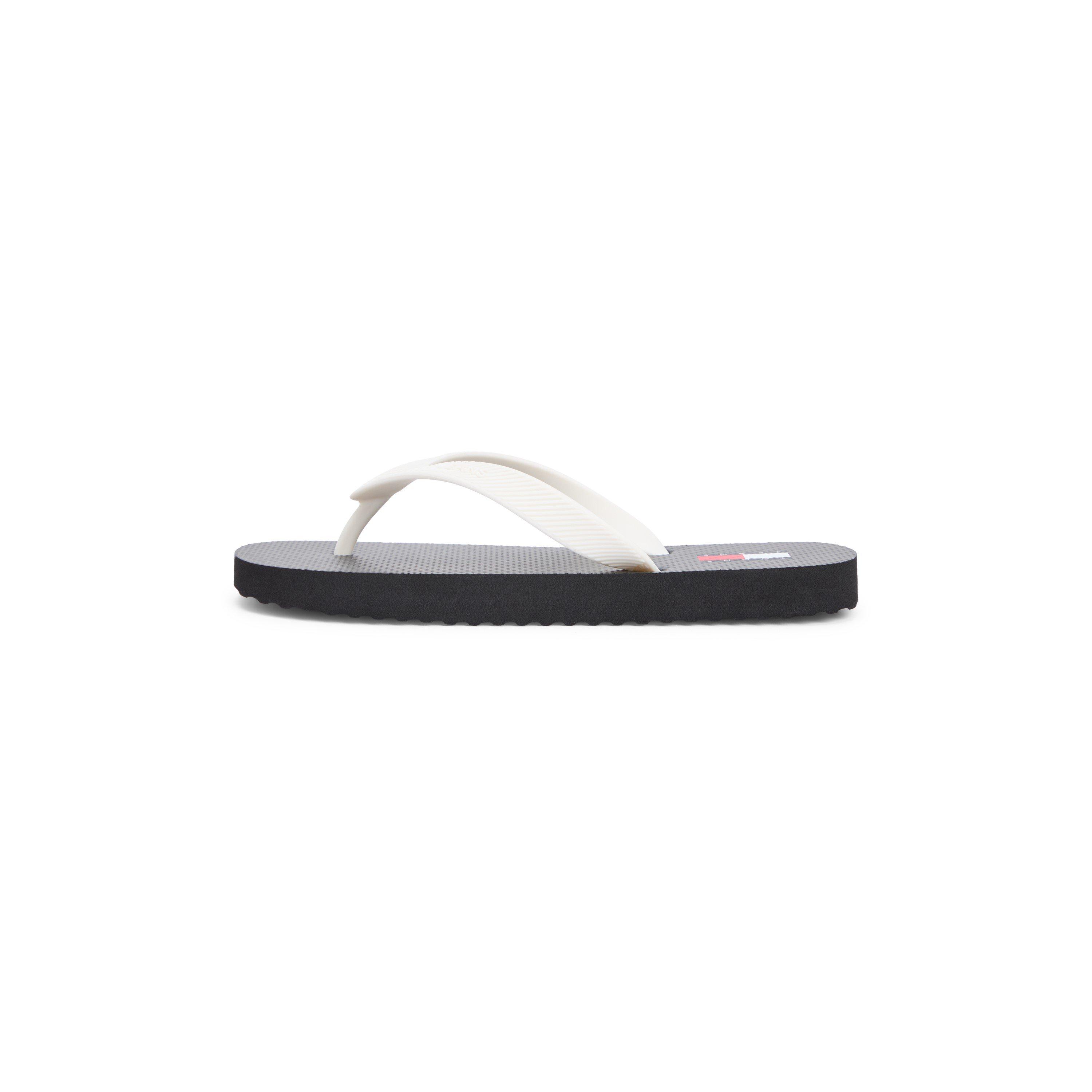 Preto/Ecru - Tommy Jeans - Women's Flip Flops - 6