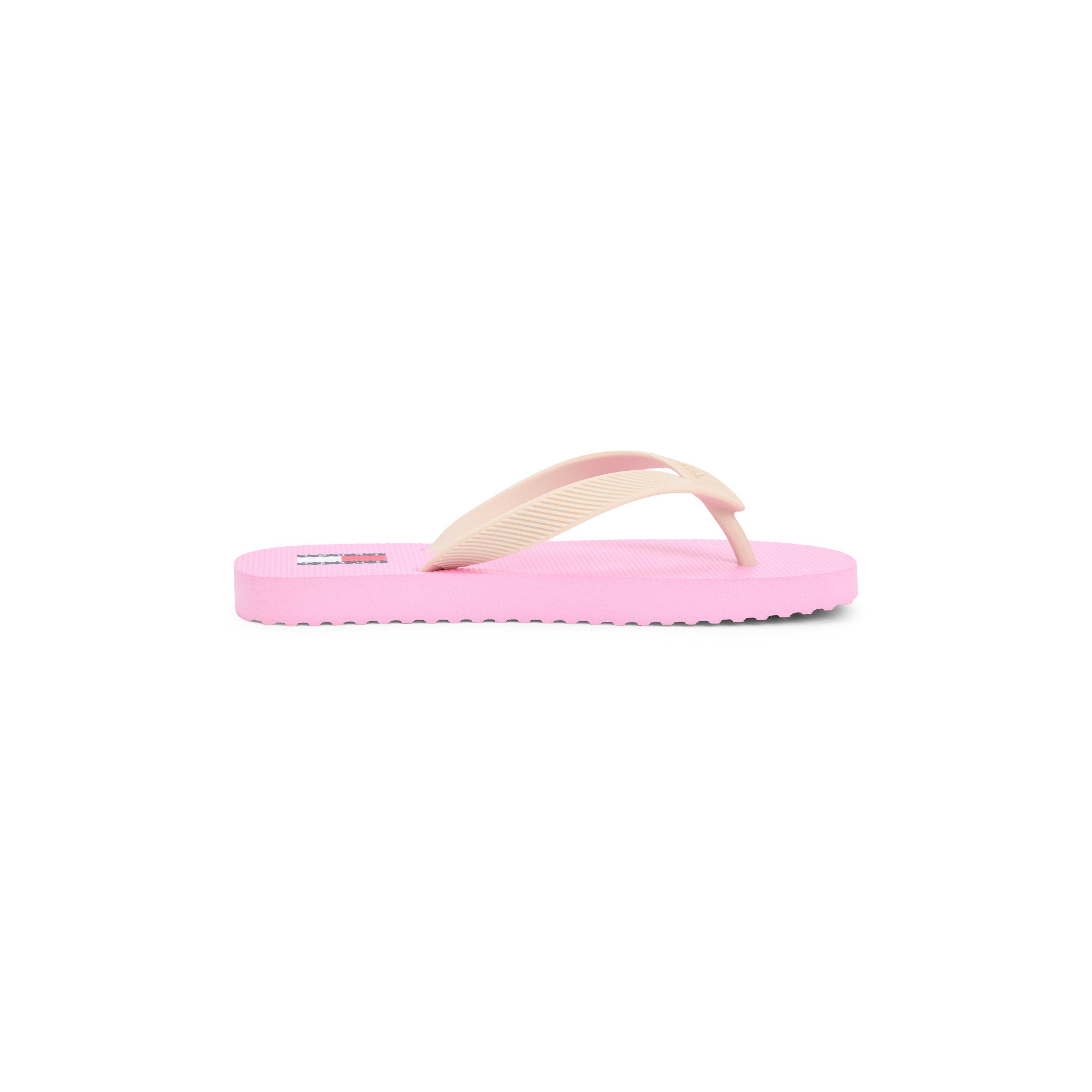 Tommy Jeans Women's Flip Flops - Synth Pink/Wht - 5 (38)