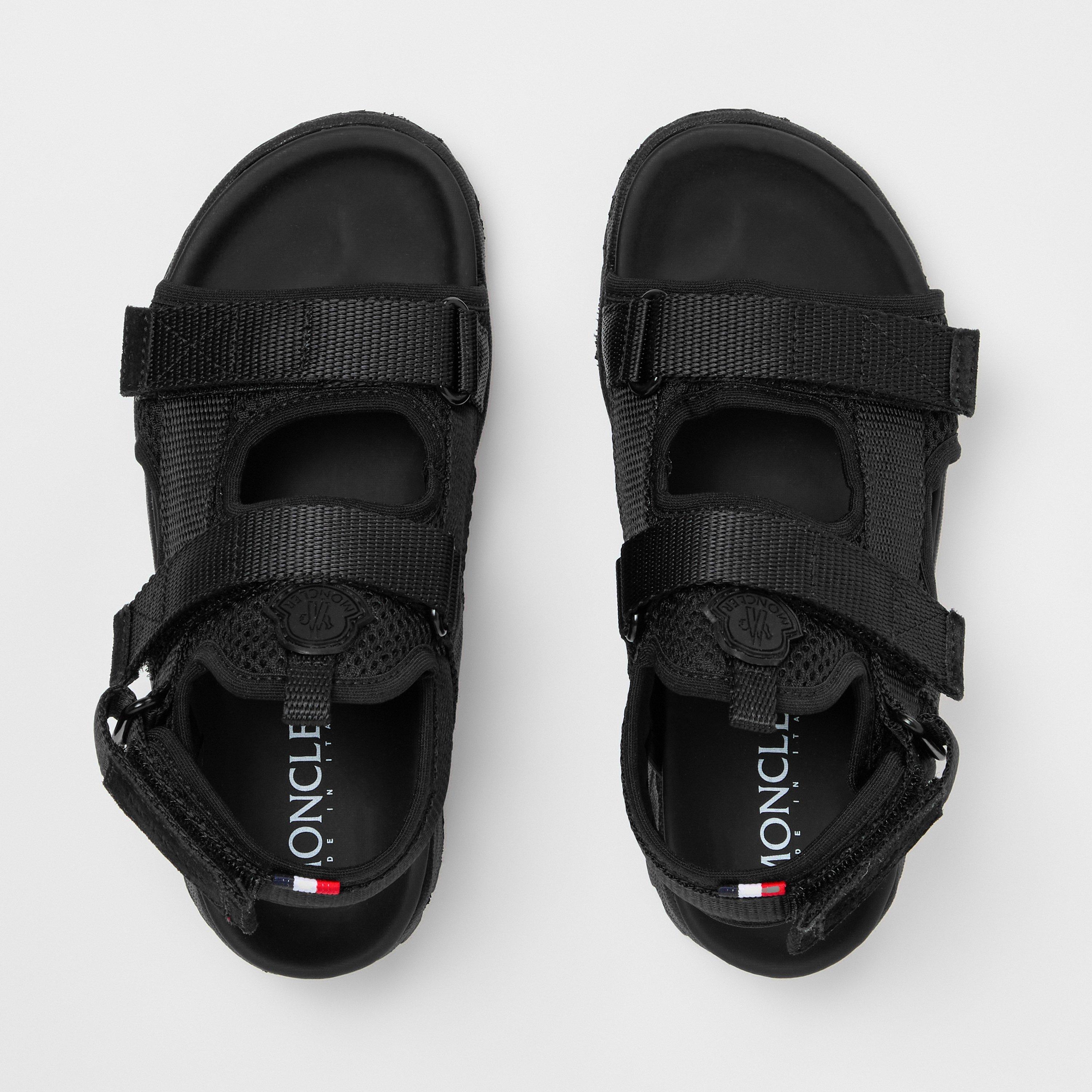 Black 999 - Moncler - Petit Trailgrip Vela Sandals Juniors - 4