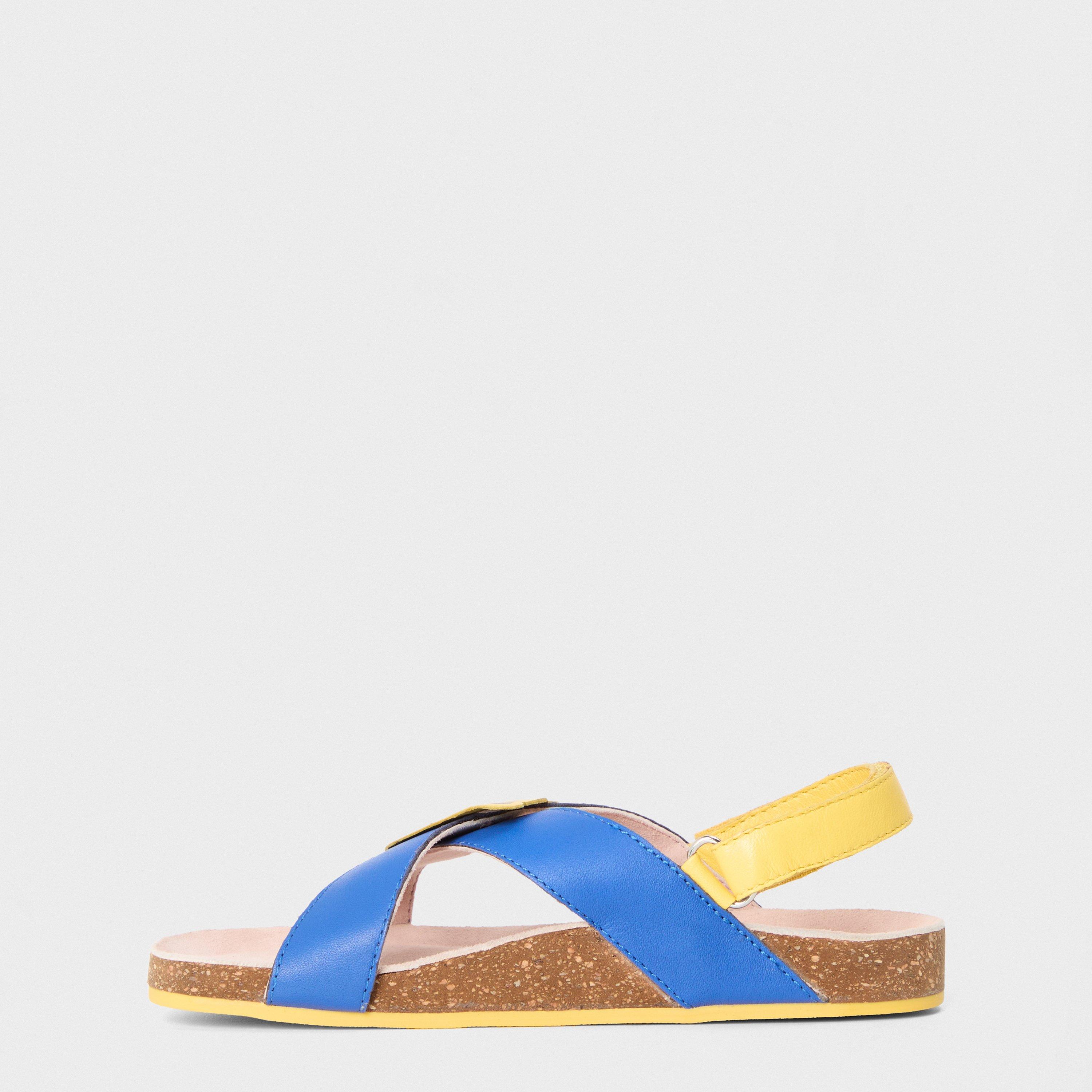 Blue - Carrement Beau - Kids' Flat Sandal - 2