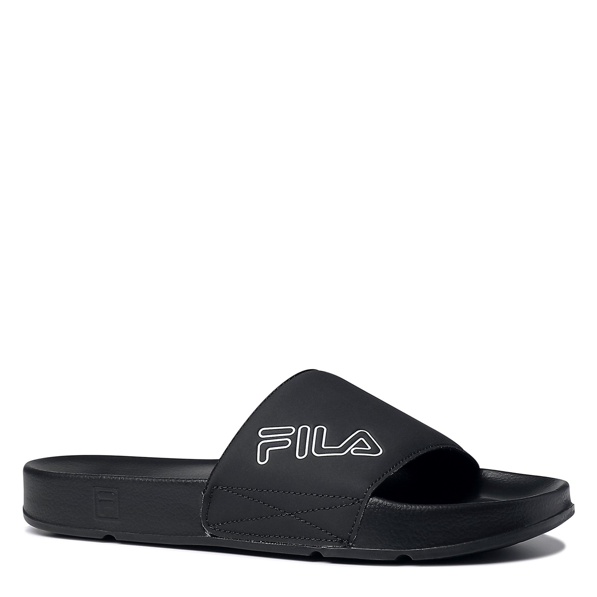 BLK/BLK/BLK - Fila - Adults Drifter Bric Pool Sliders - 5