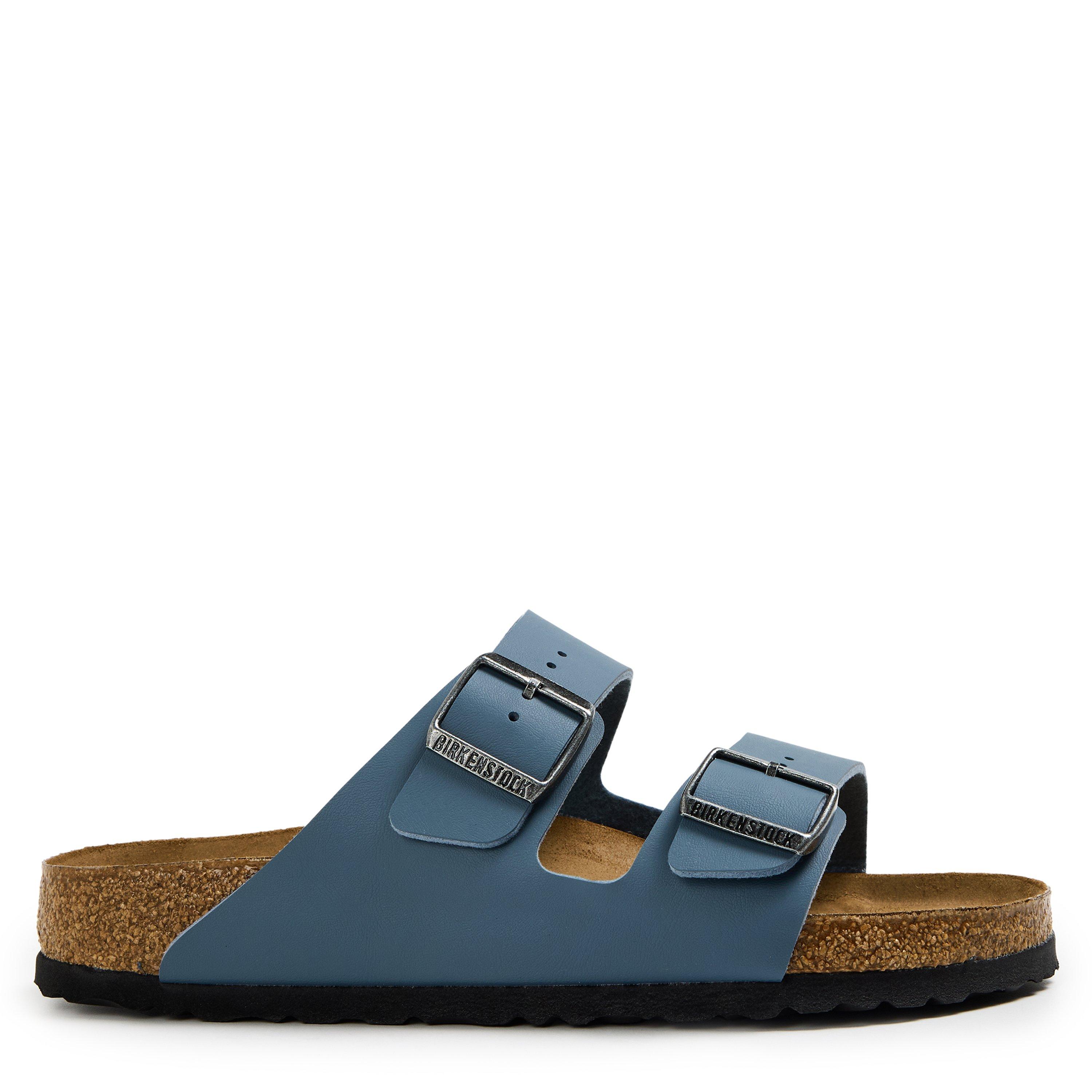 Basalt Grey - Birkenstock - Men's Contoured Footbed Adjustable Flat Sandals - 1