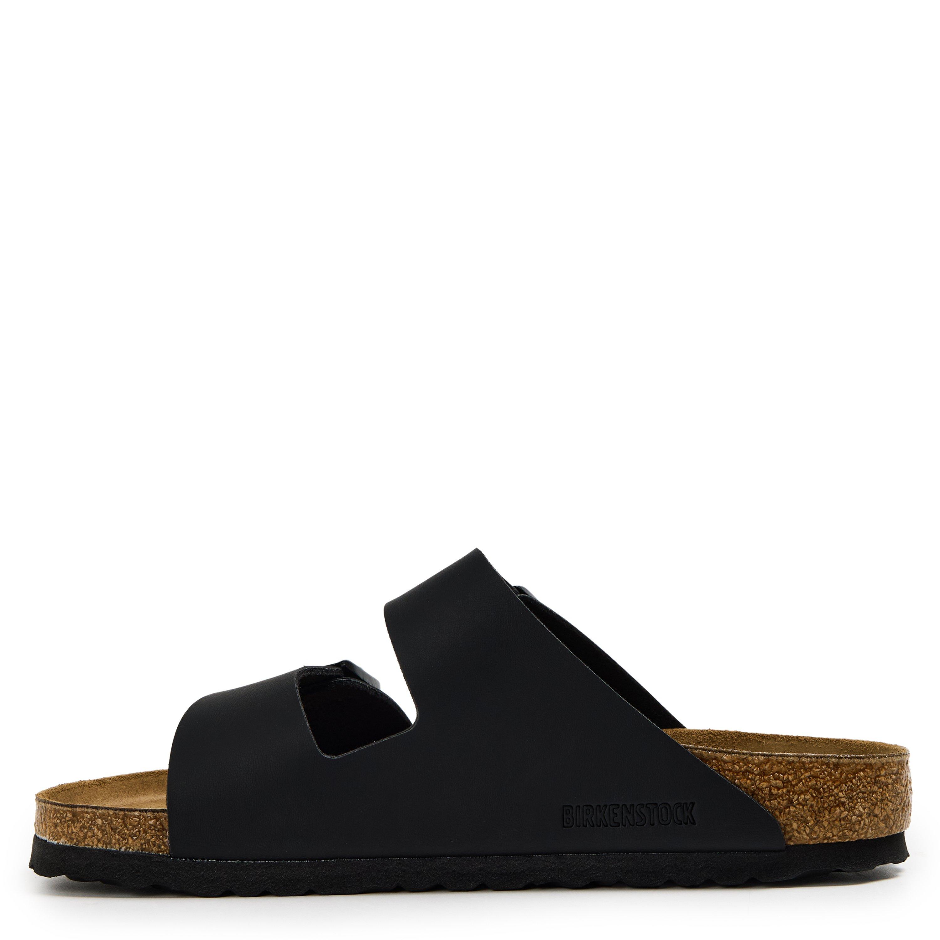 Black - Birkenstock - Men's Contoured Footbed Adjustable Flat Sandals - 2