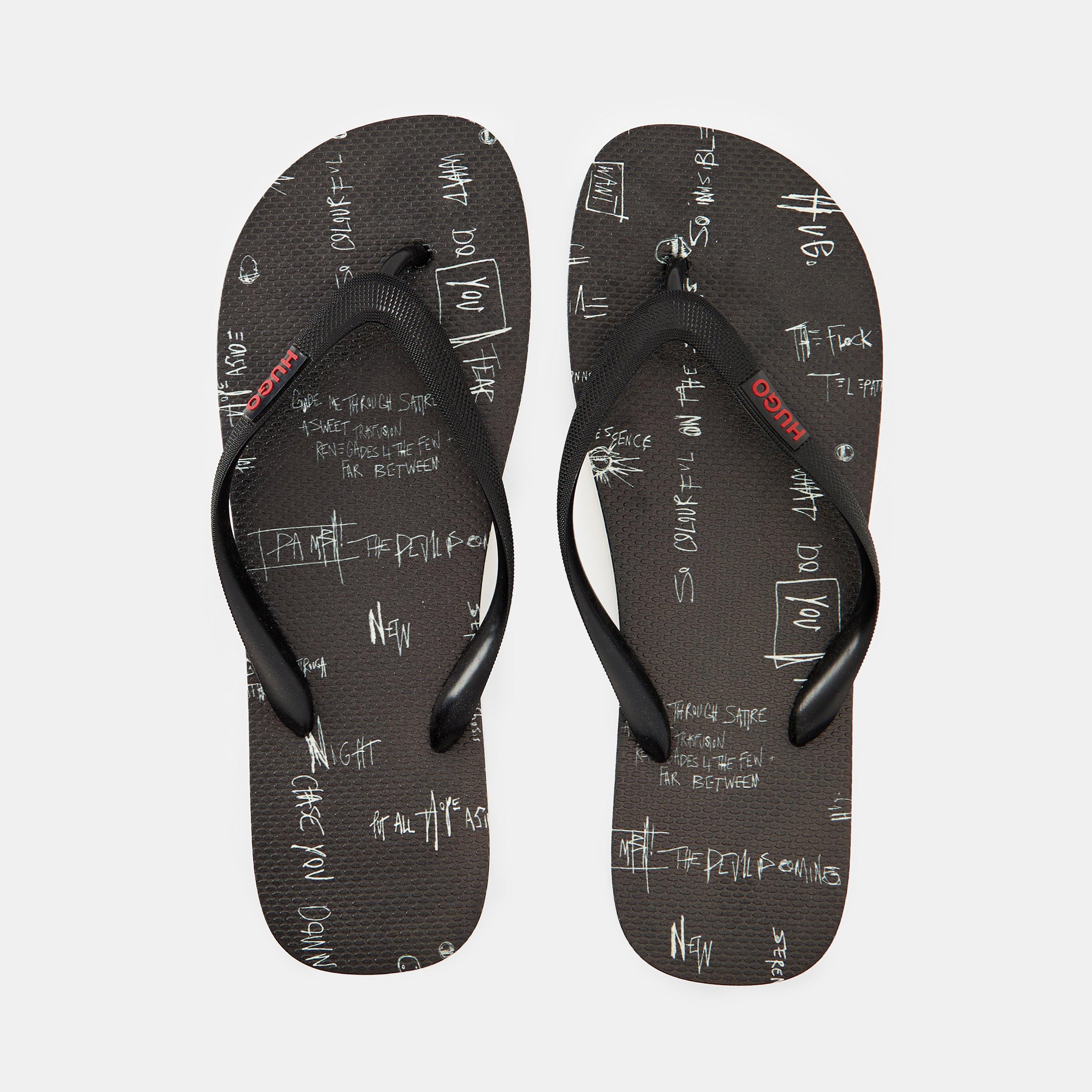 Black - Hugo - Men's Flat Sandals - 4