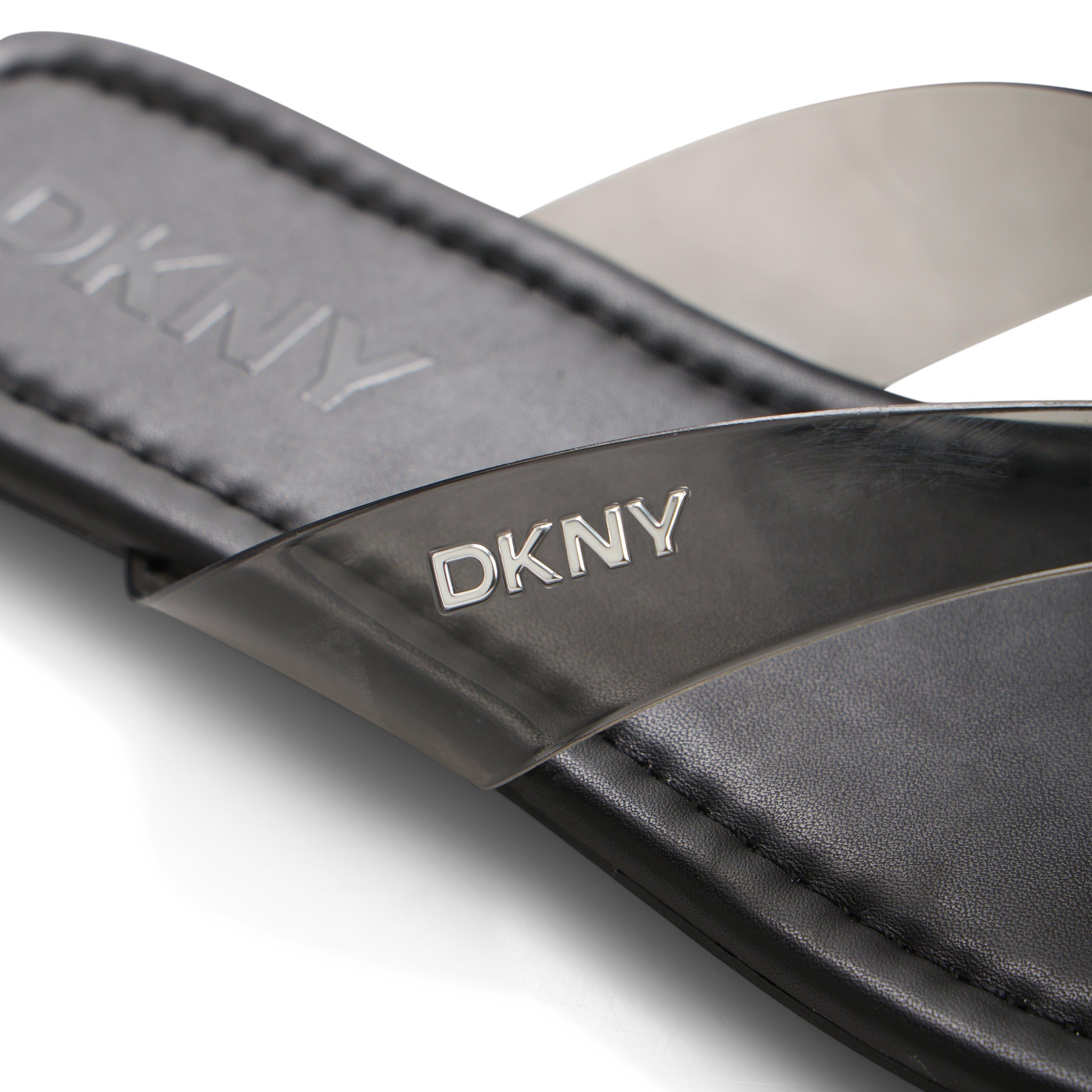 Black - DKNY - Women's Hampton Flip Flops - 4