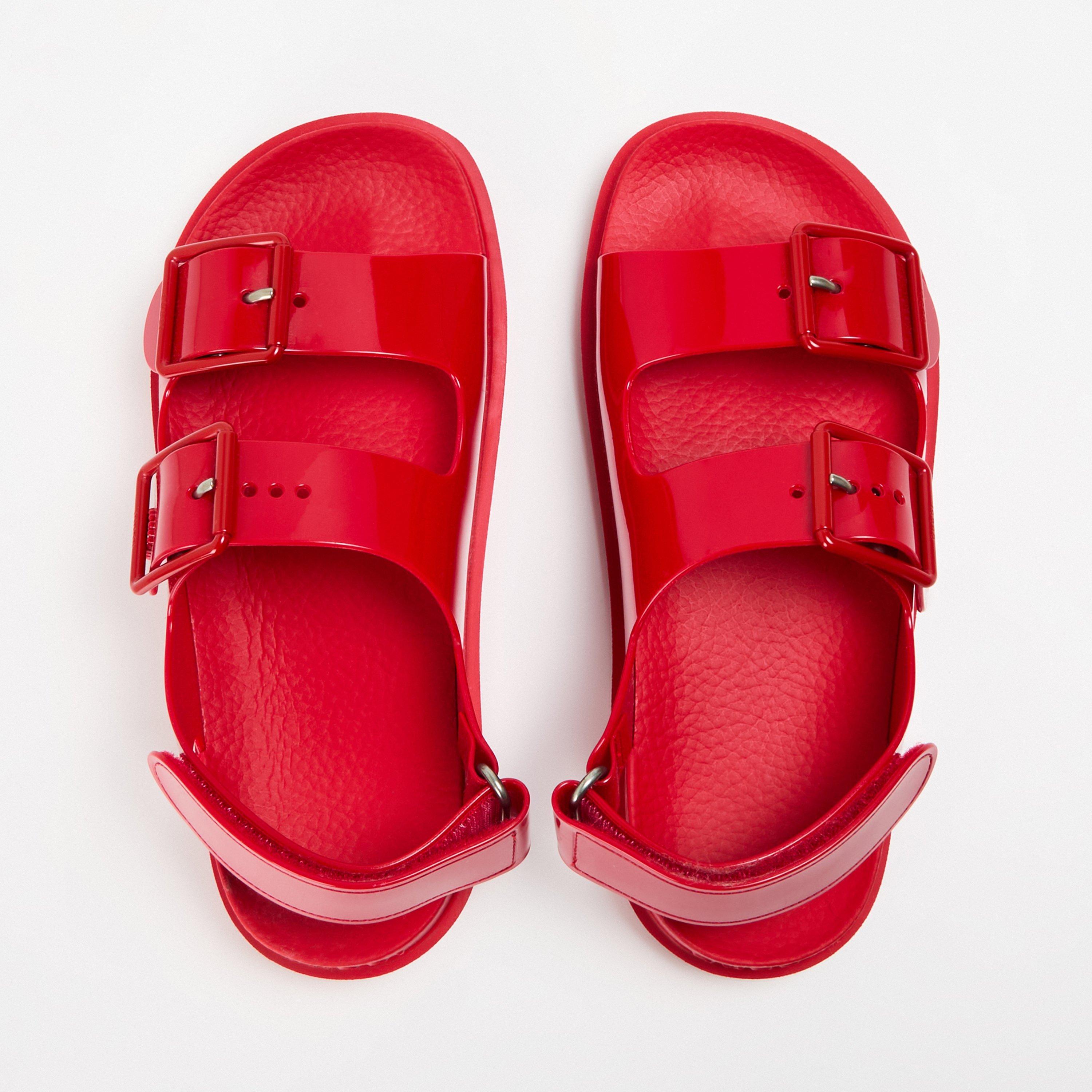Maple Red - Gucci - Kids' Flat Sandals - 4