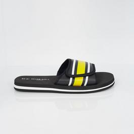 Brave Soul Mens Adjustable Strap Striped Slider