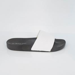 Brave Soul Mens Slider with Embossed Detail Strap