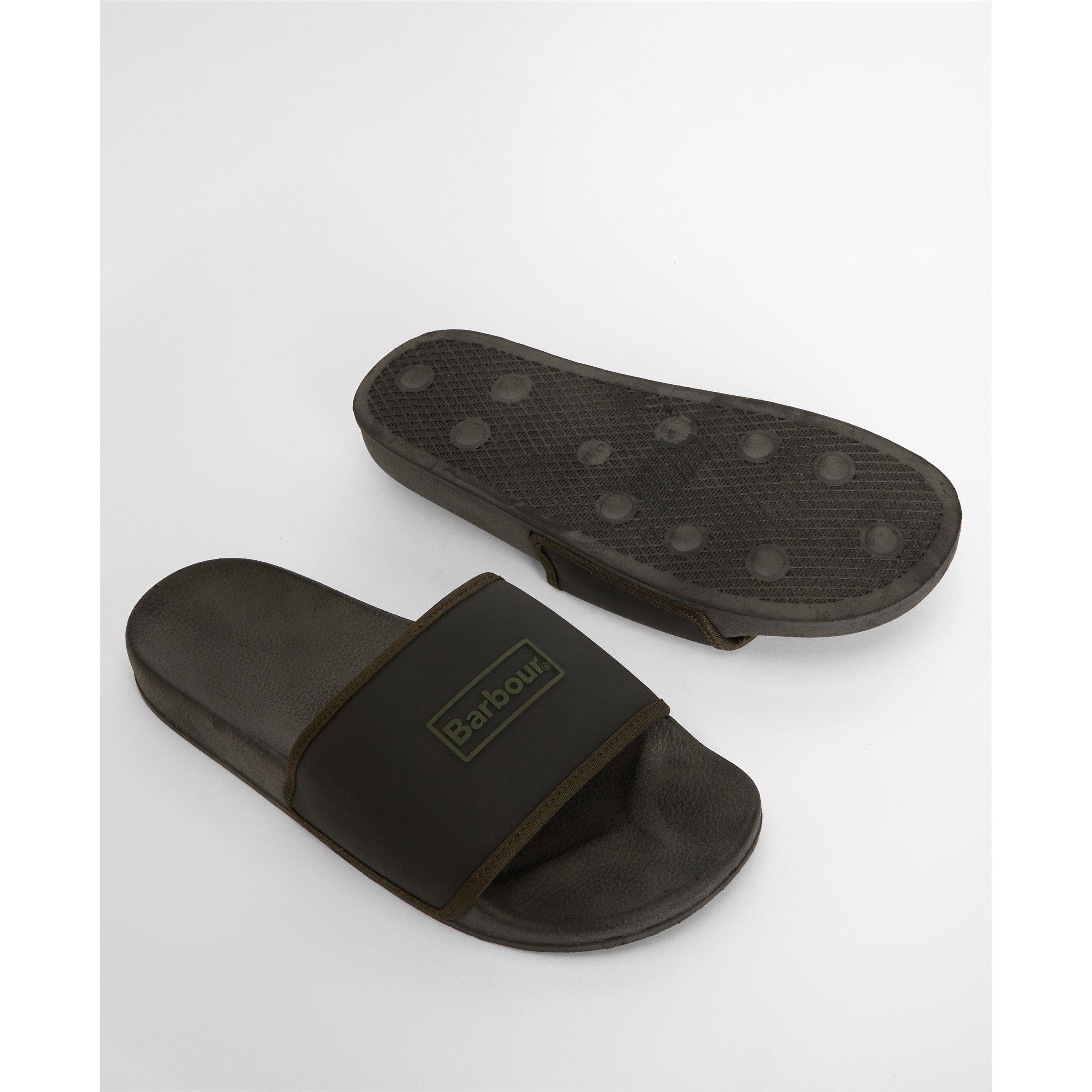 BK51 Black - Barbour - Mens Cresswell Sliders - 4