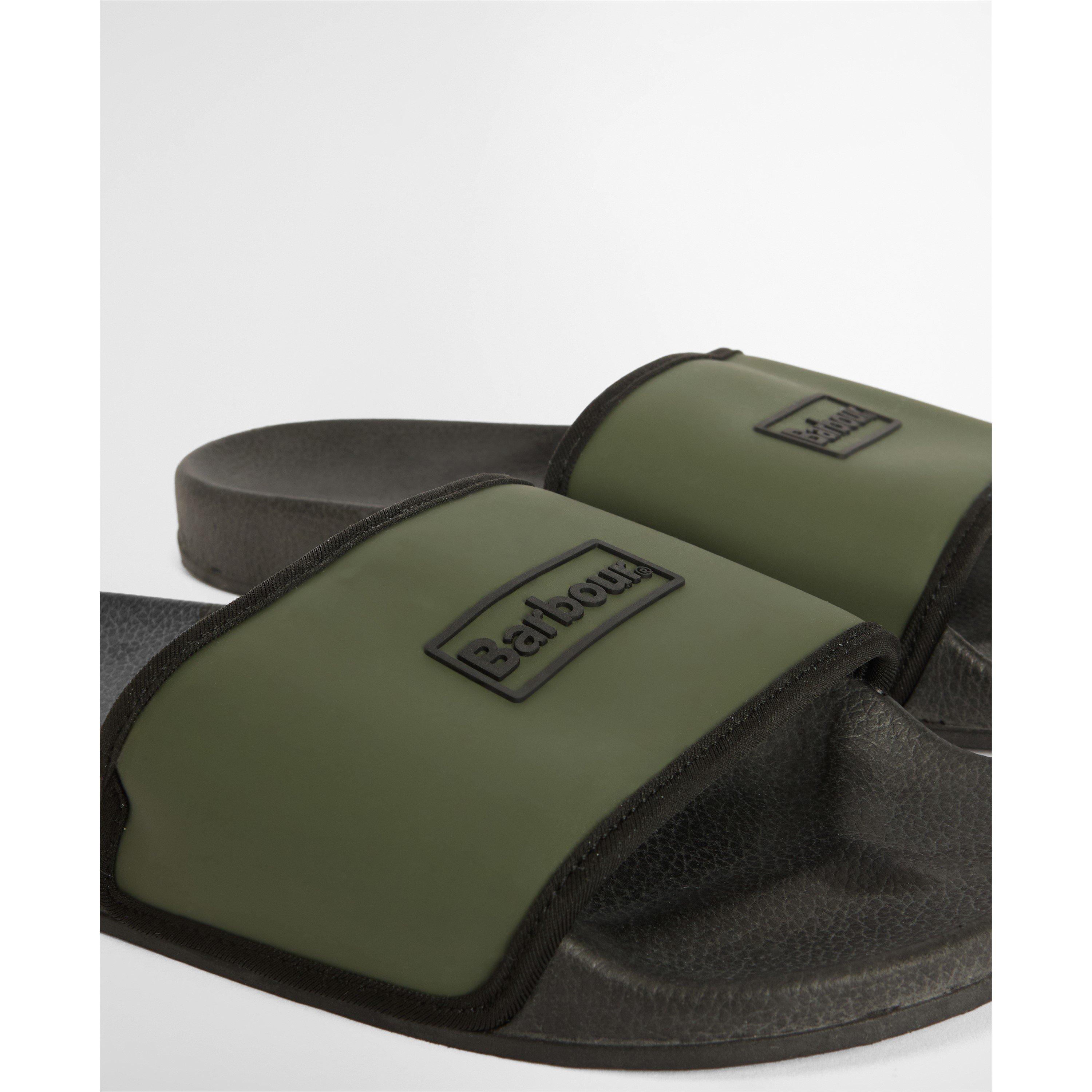 GN51 Uni Green - Barbour - Mens Cresswell Sliders - 4