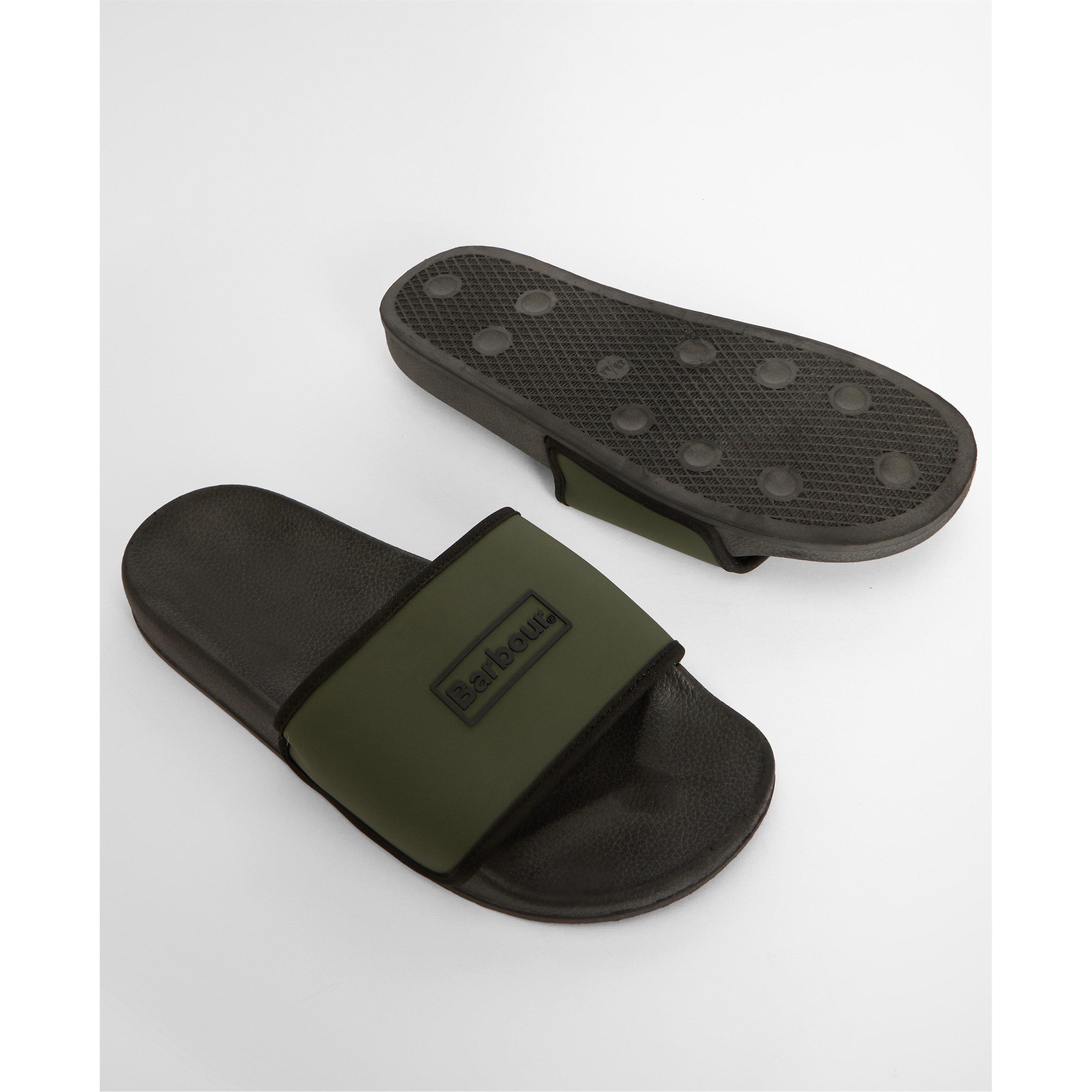 GN51 Uni Green - Barbour - Mens Cresswell Sliders - 6