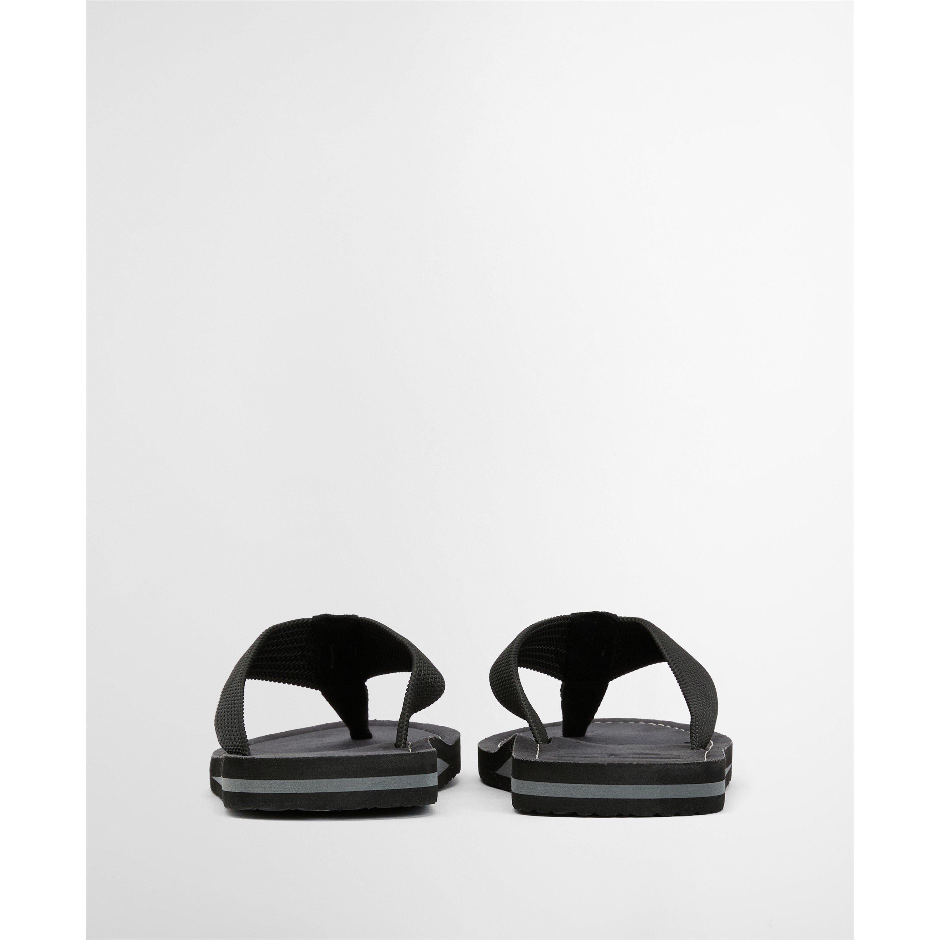 BK11 Black - Barbour - Mens Toeman Beach Sandal - 11