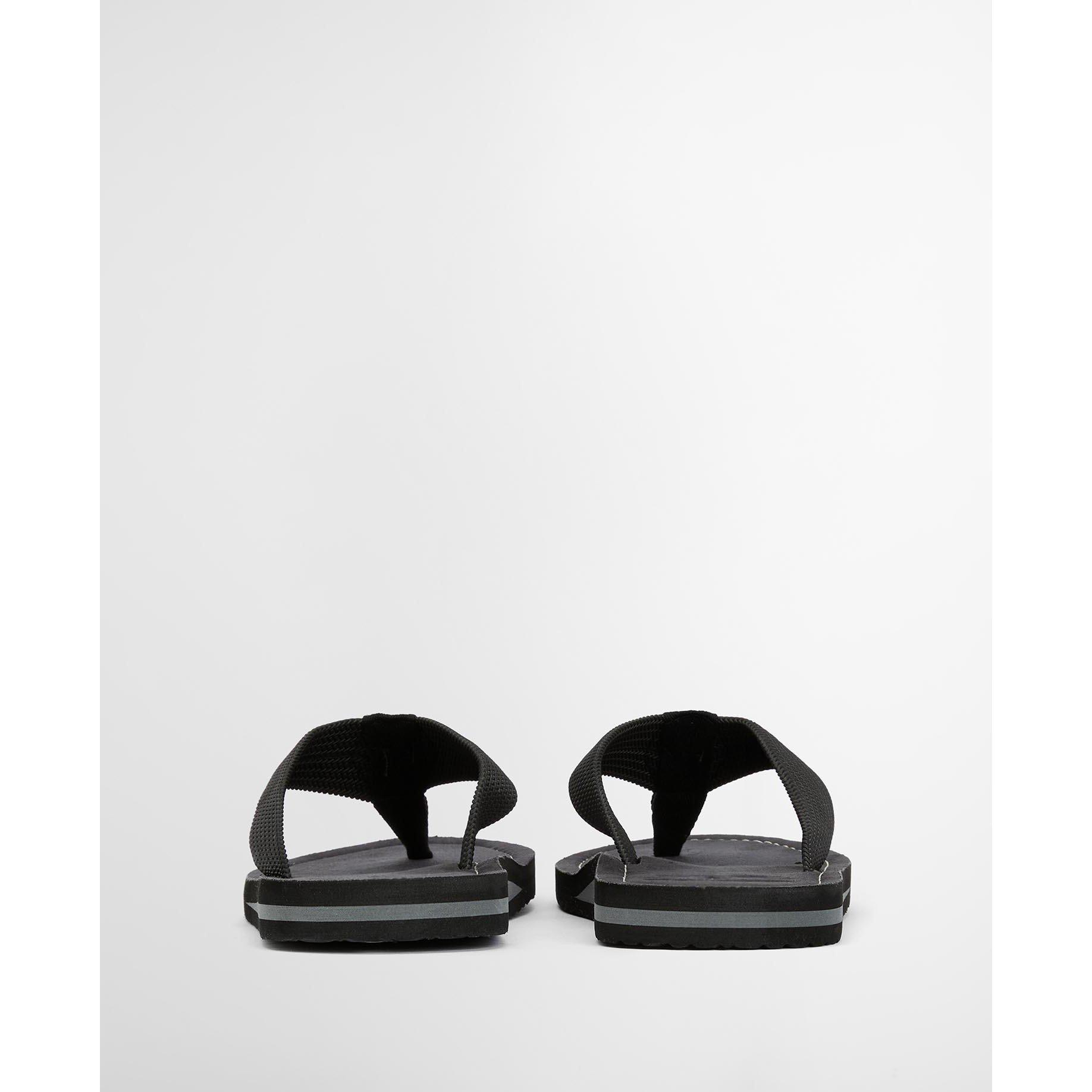 BK11 Black - Barbour - Mens Toeman Beach Sandal - 4
