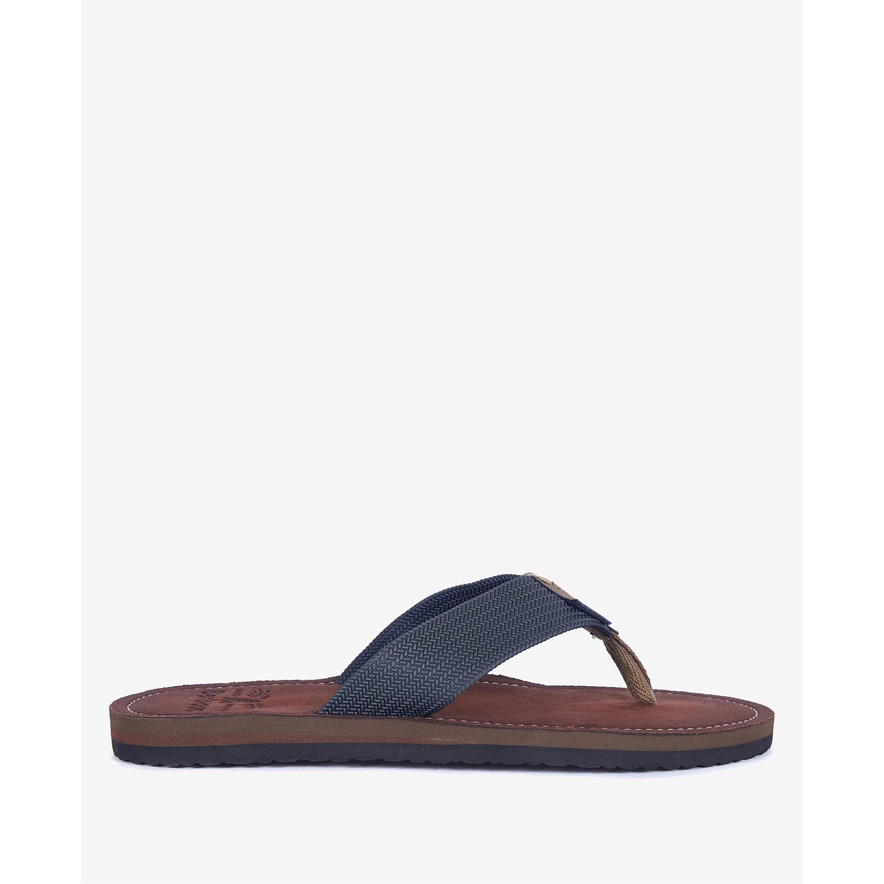 NY98 Navy - Barbour - Mens Toeman Beach Sandal - 1