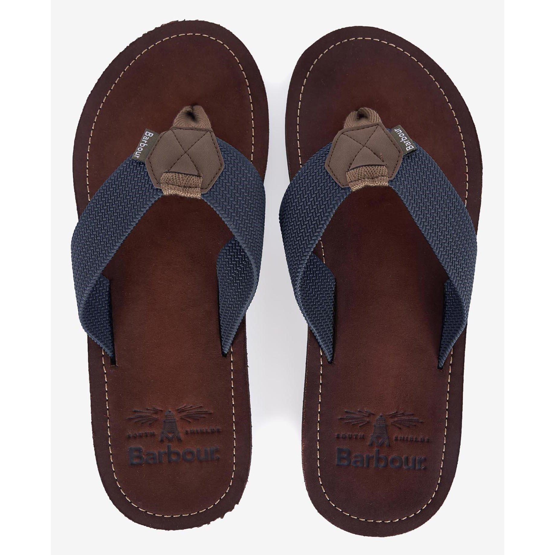 NY98 Navy - Barbour - Mens Toeman Beach Sandal - 2