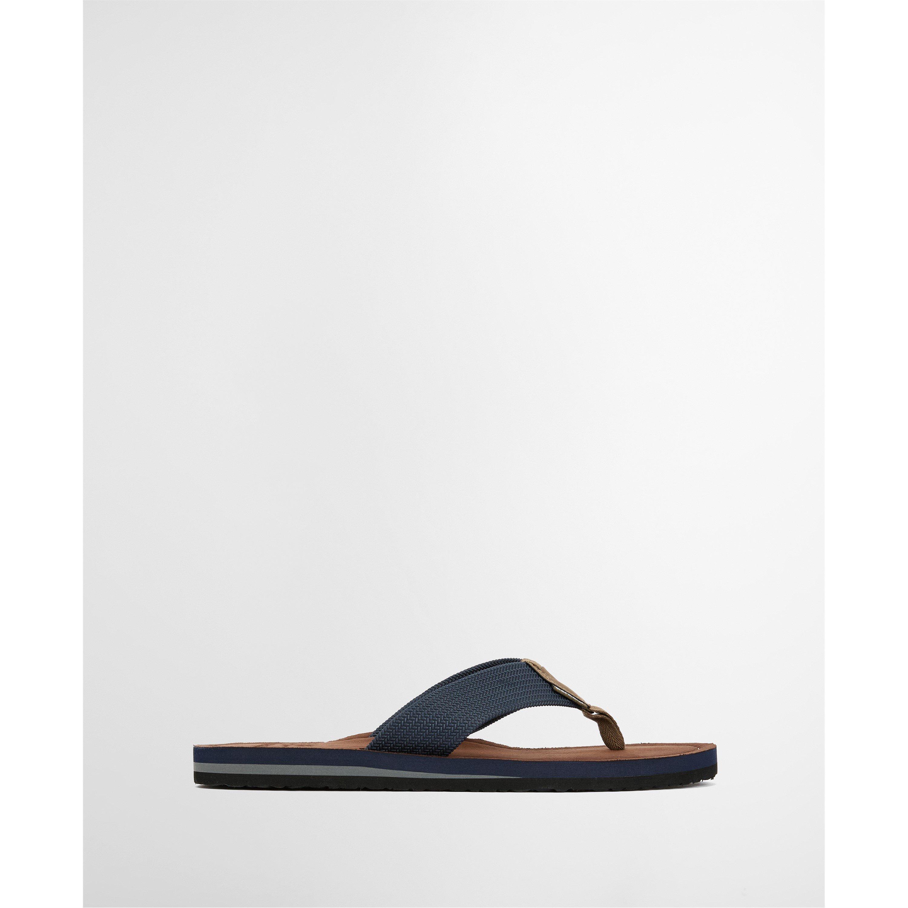 NY98 Navy - Barbour - Mens Toeman Beach Sandal - 11