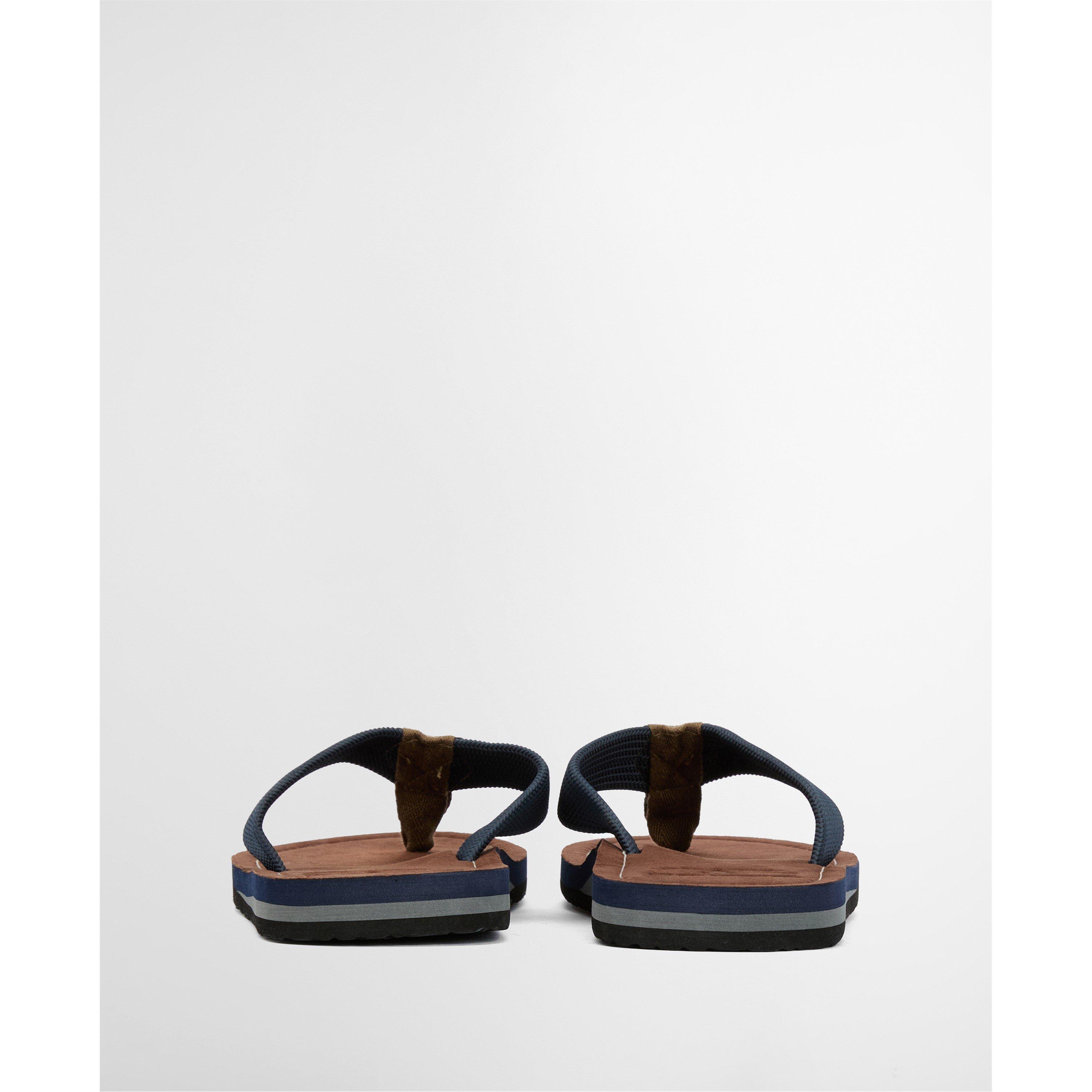 NY98 Navy - Barbour - Mens Toeman Beach Sandal - 13