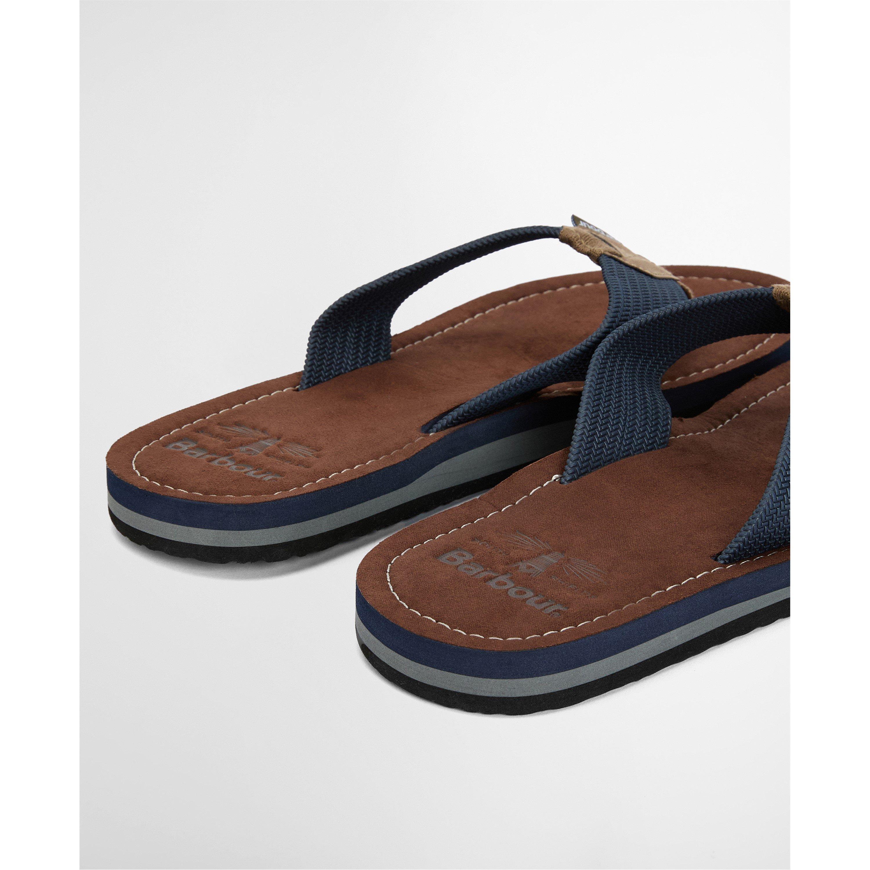 NY98 Navy - Barbour - Mens Toeman Beach Sandal - 15