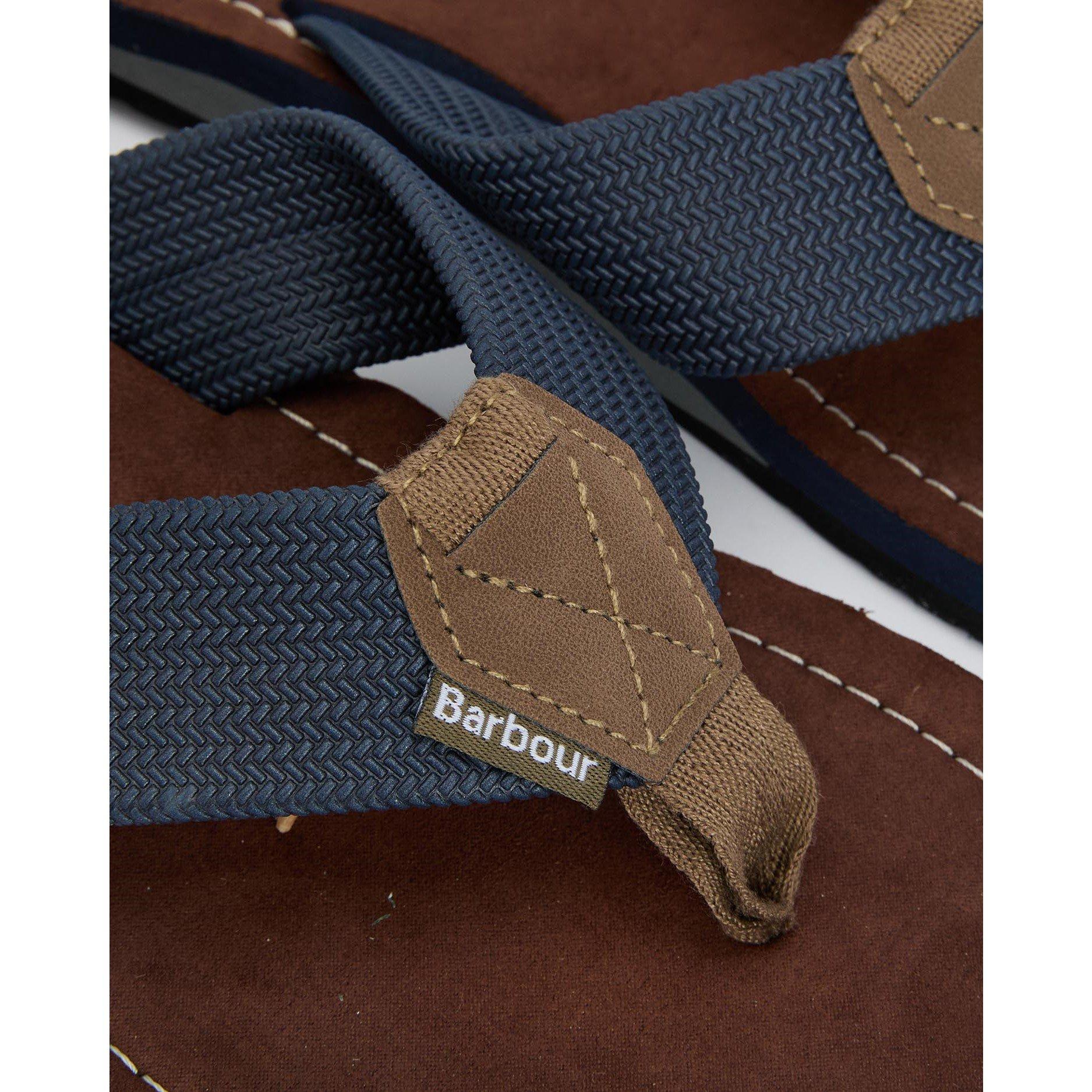 NY98 Navy - Barbour - Mens Toeman Beach Sandal - 7