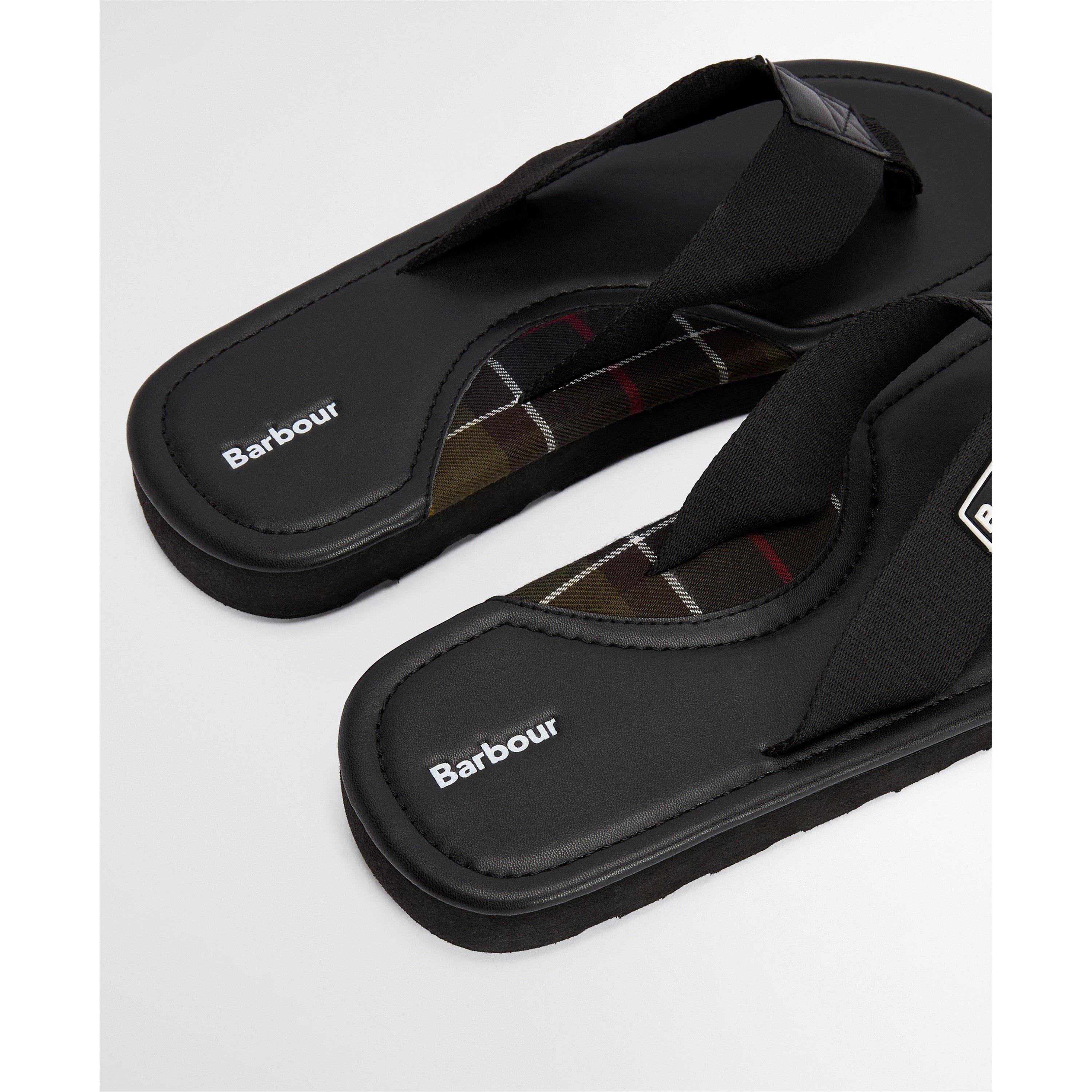 BK11 Black - Barbour - Mens Harker Sandals - 5