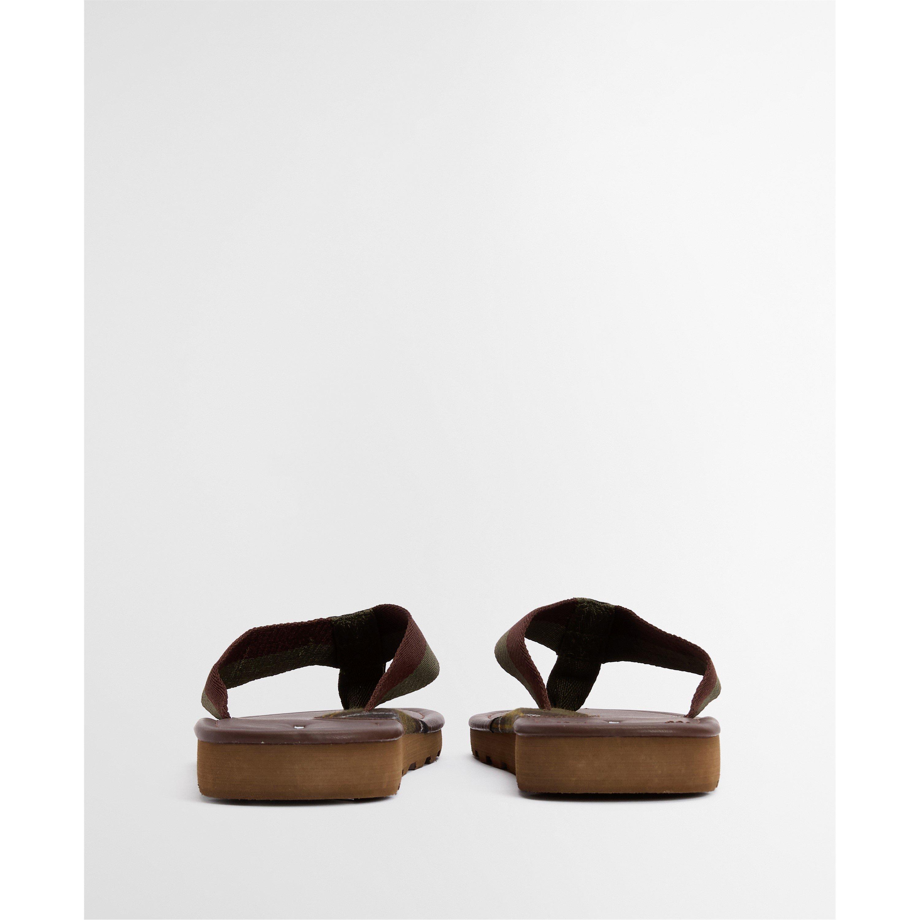 BR95 Choc/Olive - Barbour - Mens Harker Sandals - 3