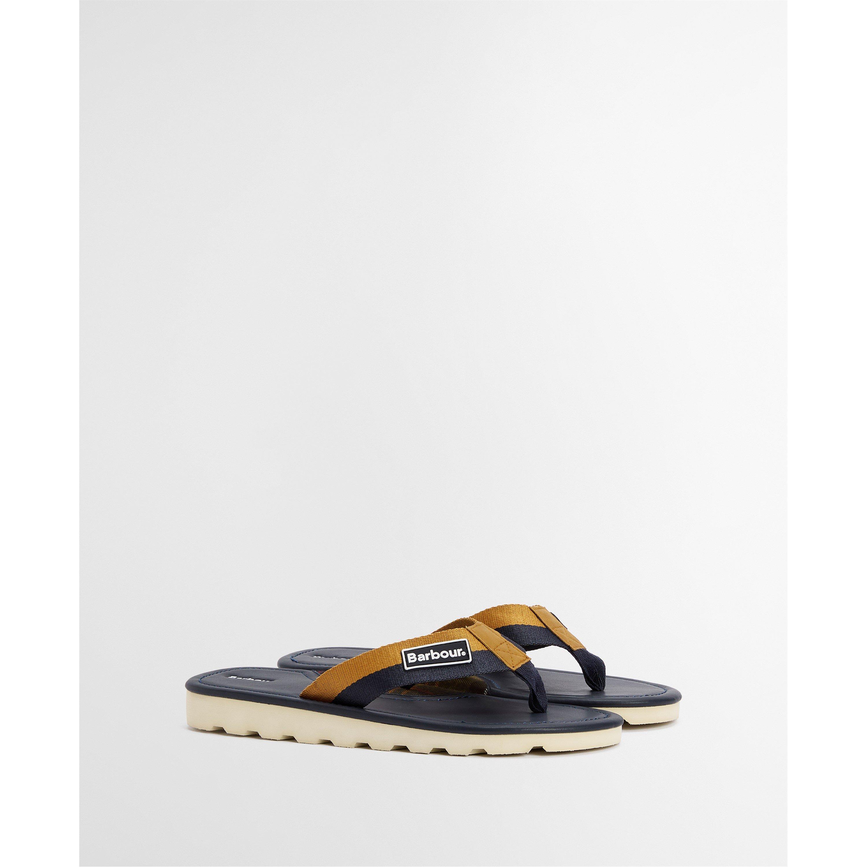 Navy/Ochre - Barbour - Mens Harker Sandals - 2