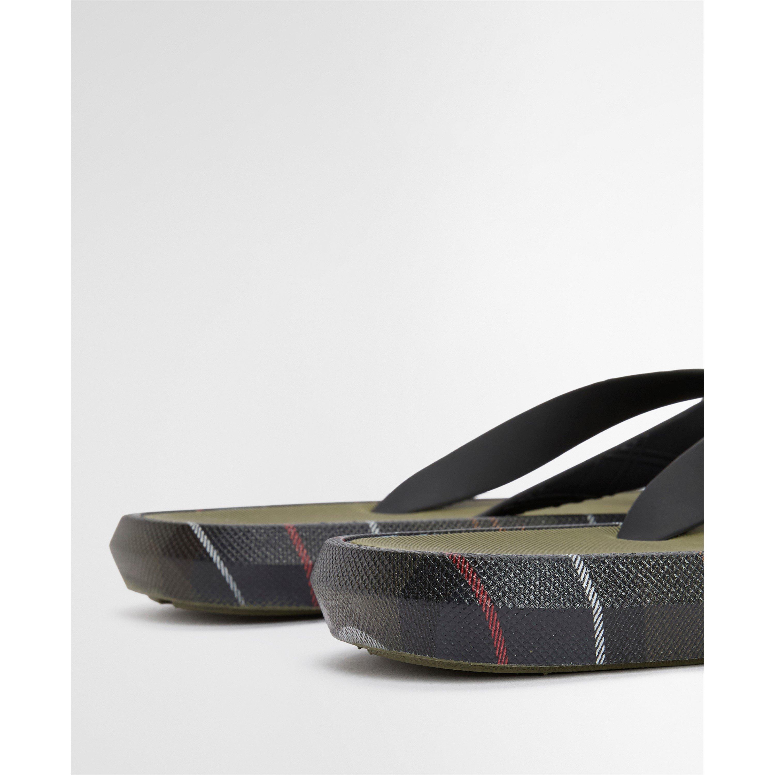 OL91 Olive/Tan - Barbour - Mens Oakdale Sandals - 4