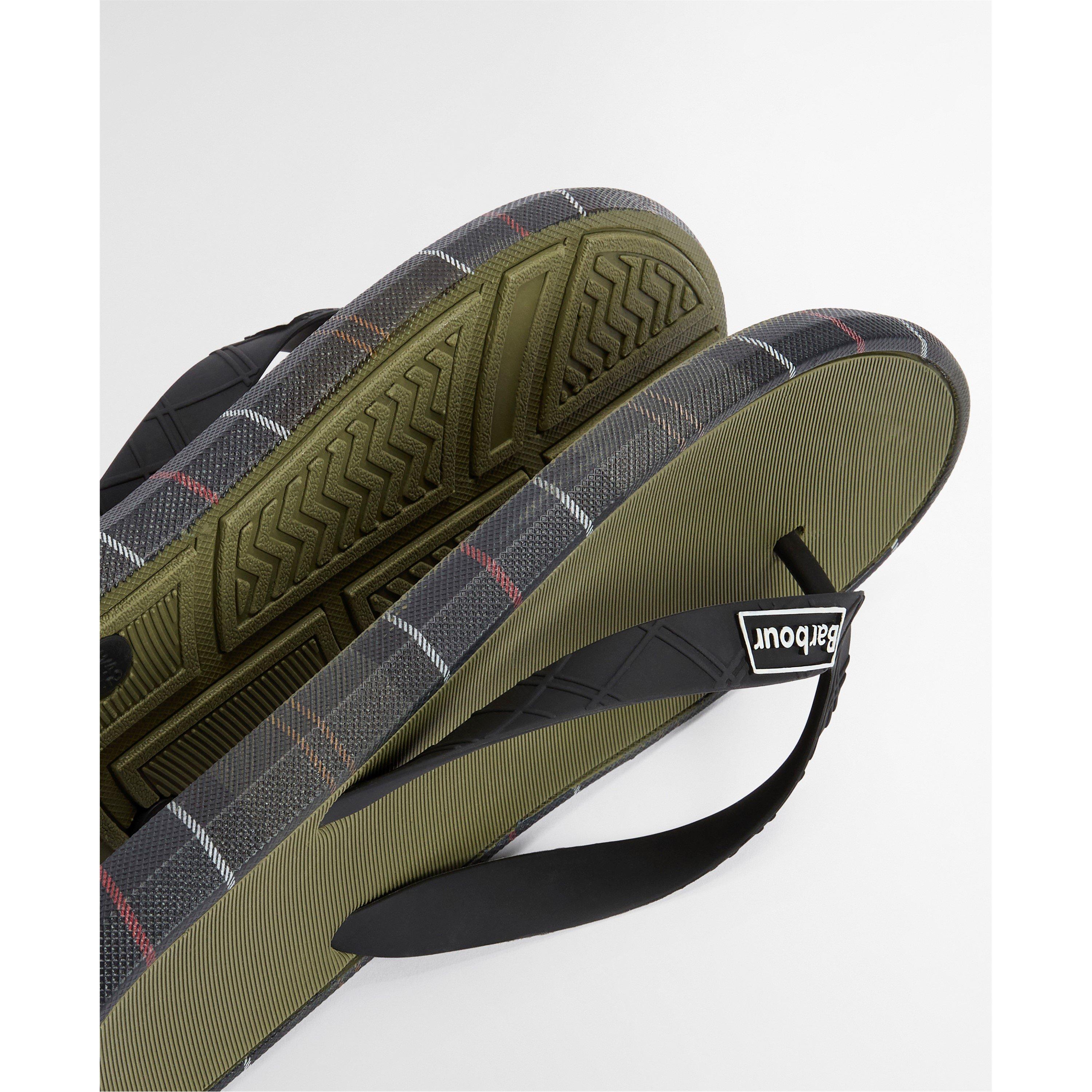 OL91 Olive/Tan - Barbour - Mens Oakdale Sandals - 5