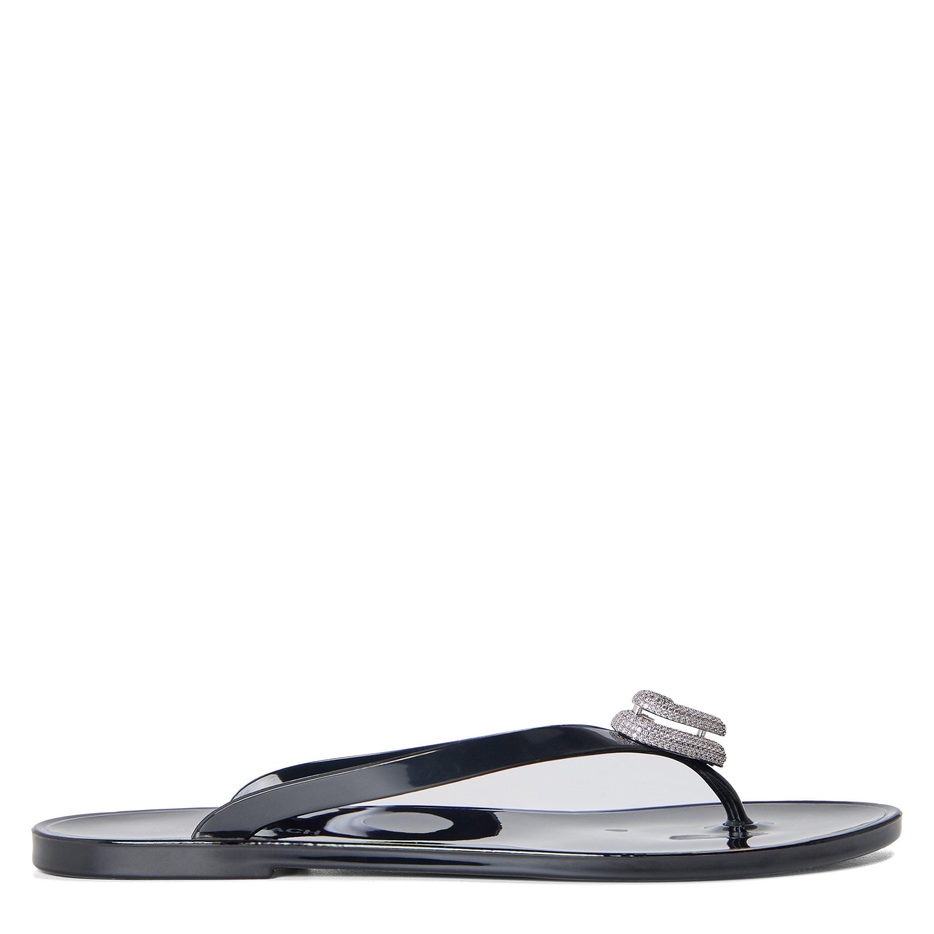Mach and Mach Women's Flip Flops - Black - Size 4 (37)