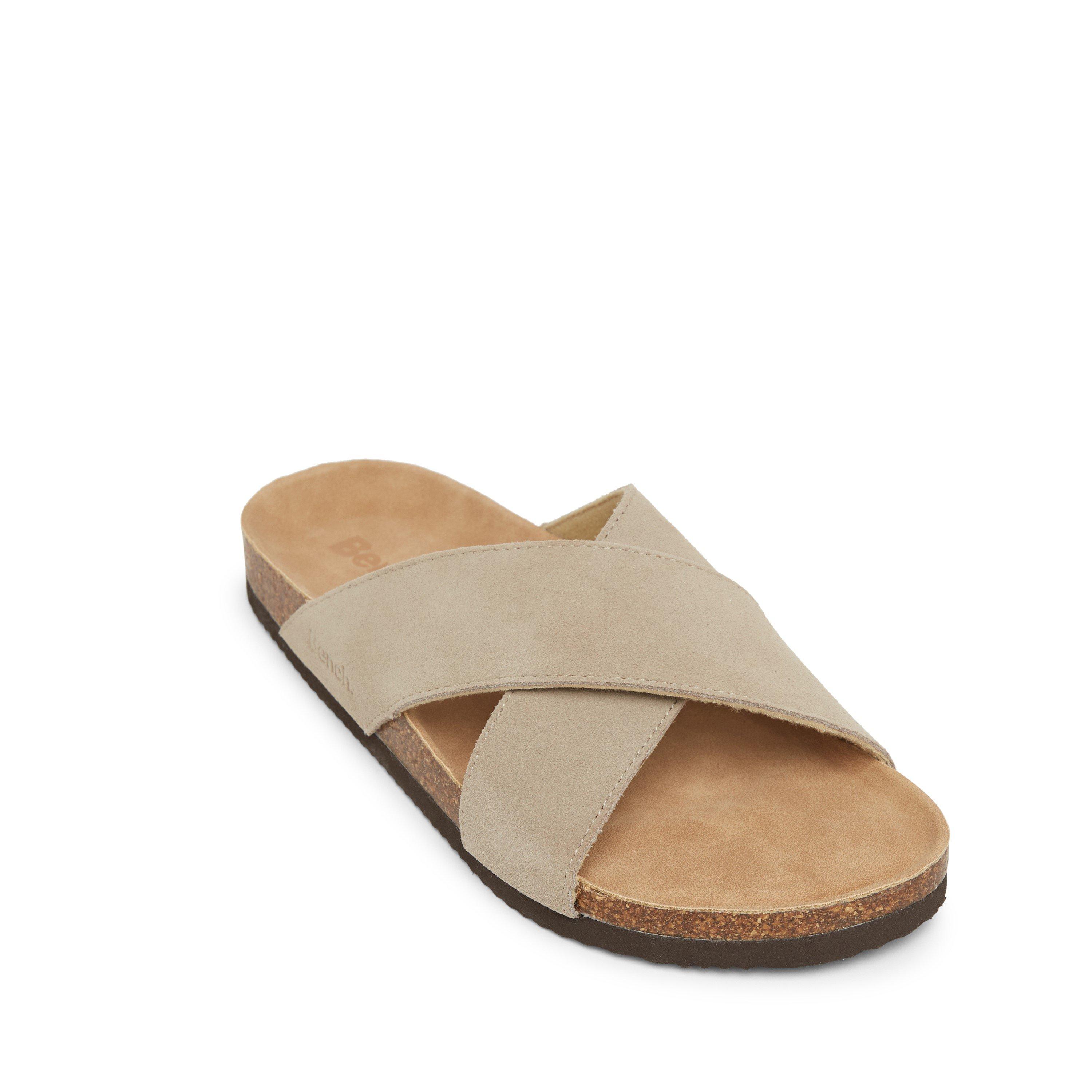 Taupe - Bench - Peel Flat Sandal - 6