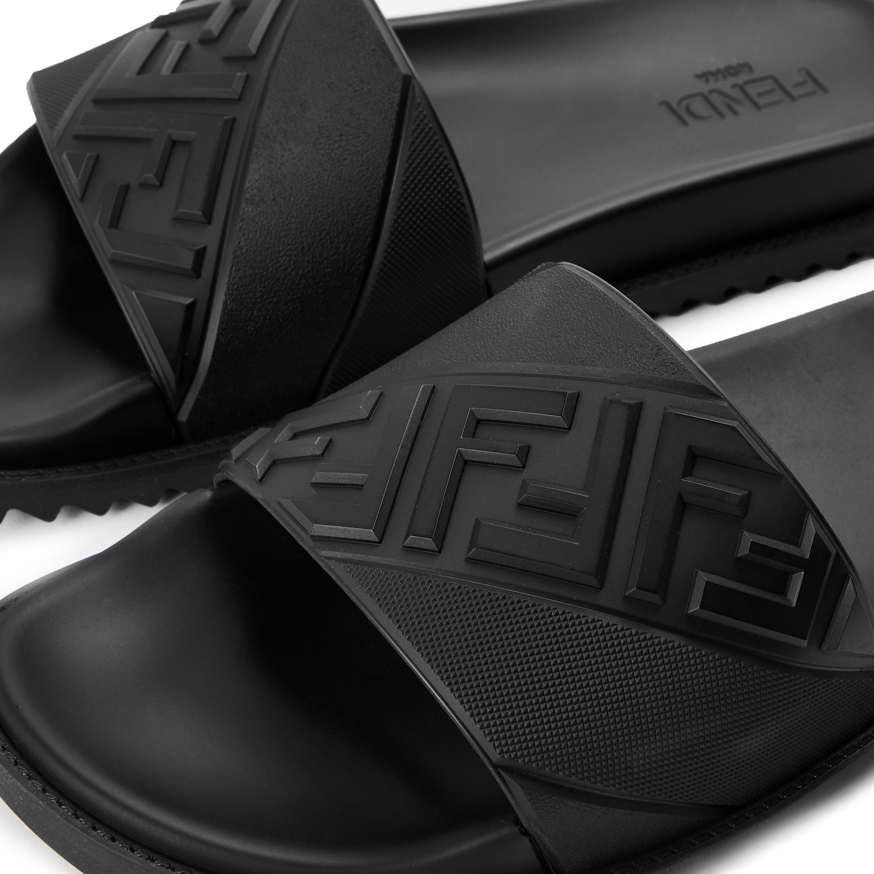 Black - Fendi - Men's Diag Slide Pool Sliders - 4