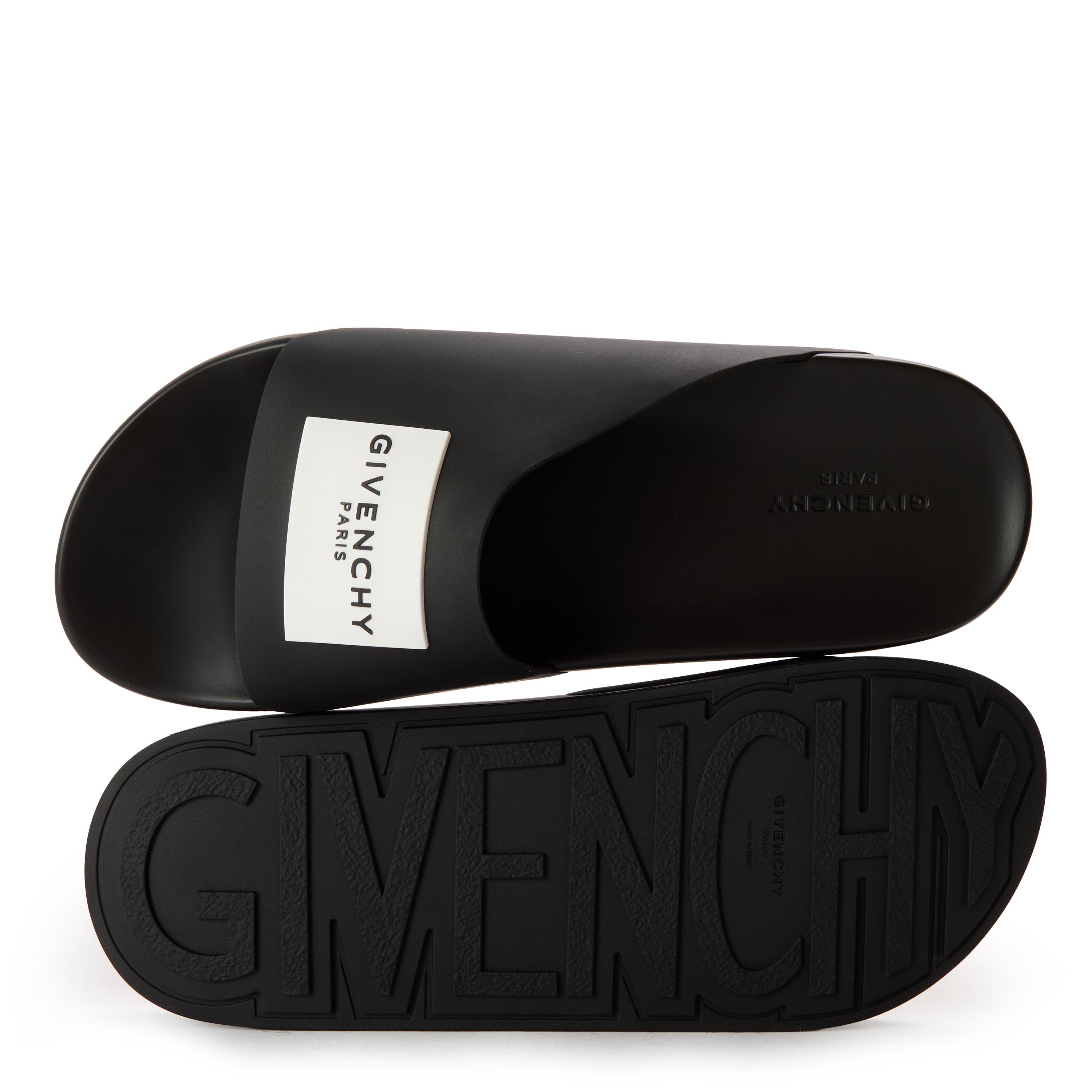 Black - GIVENCHY - Men's GIV Label Pool Sliders - 3