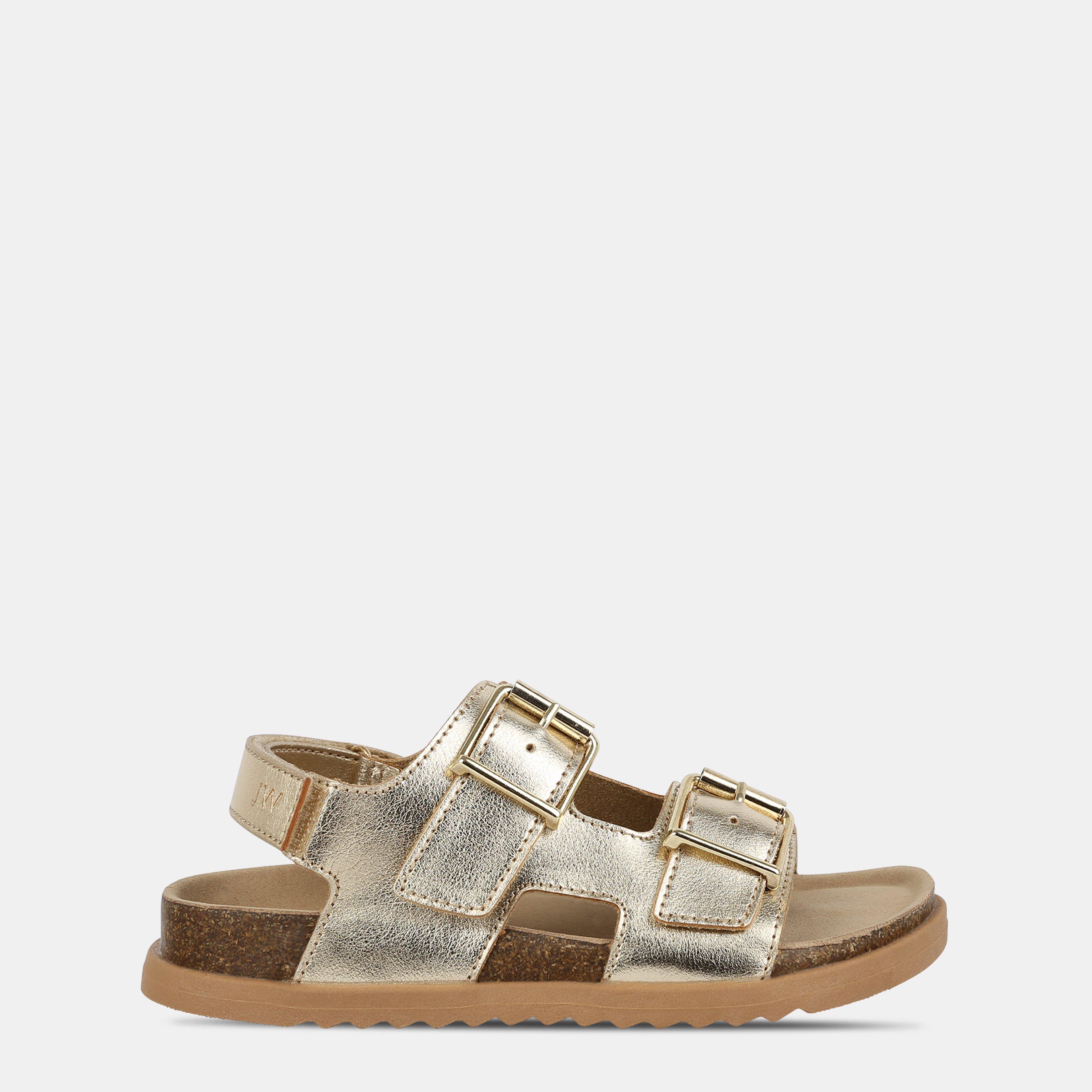 Gold - Jack Wills - Kids' Slip On Flat Sandals - 1