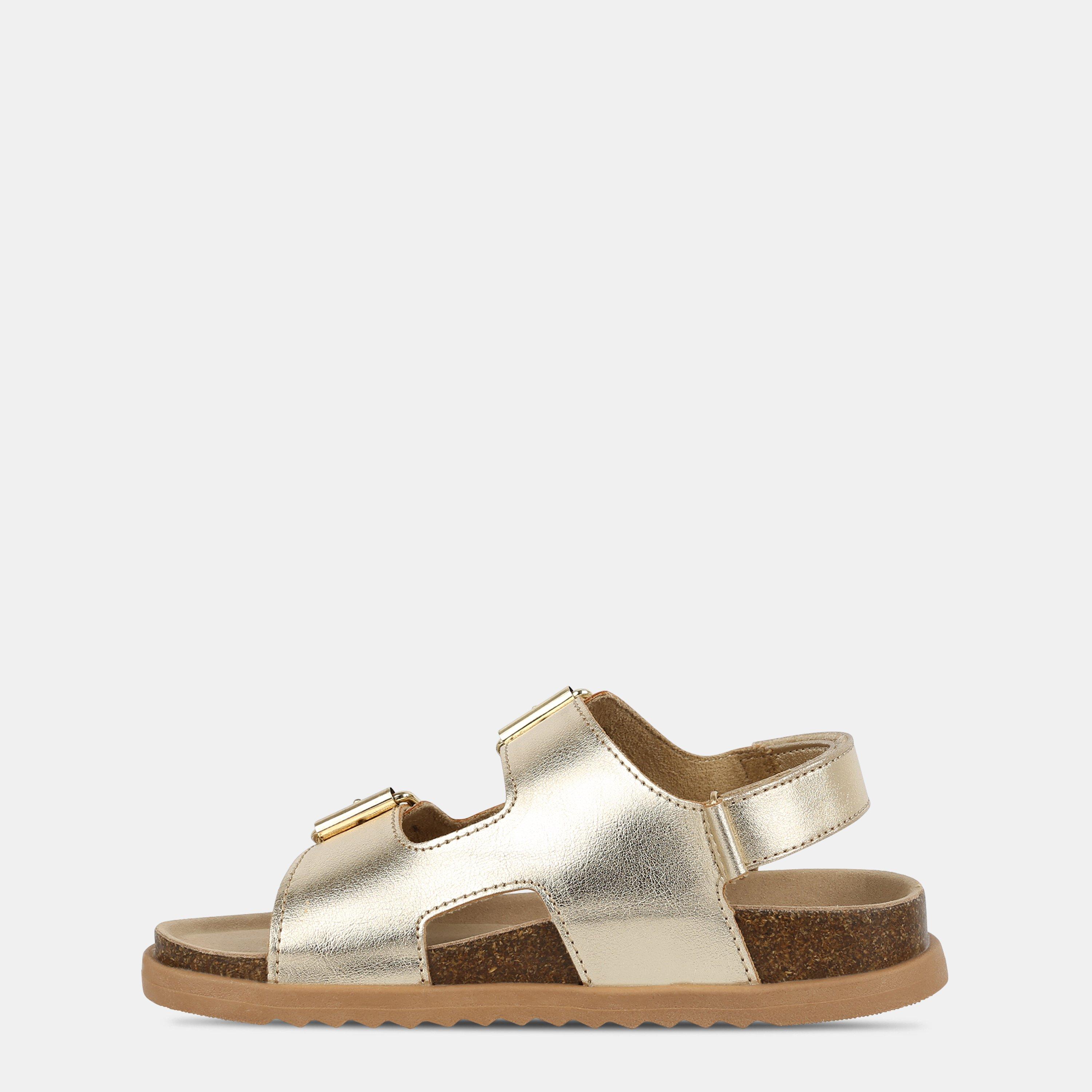 Gold - Jack Wills - Kids' Slip On Flat Sandals - 2