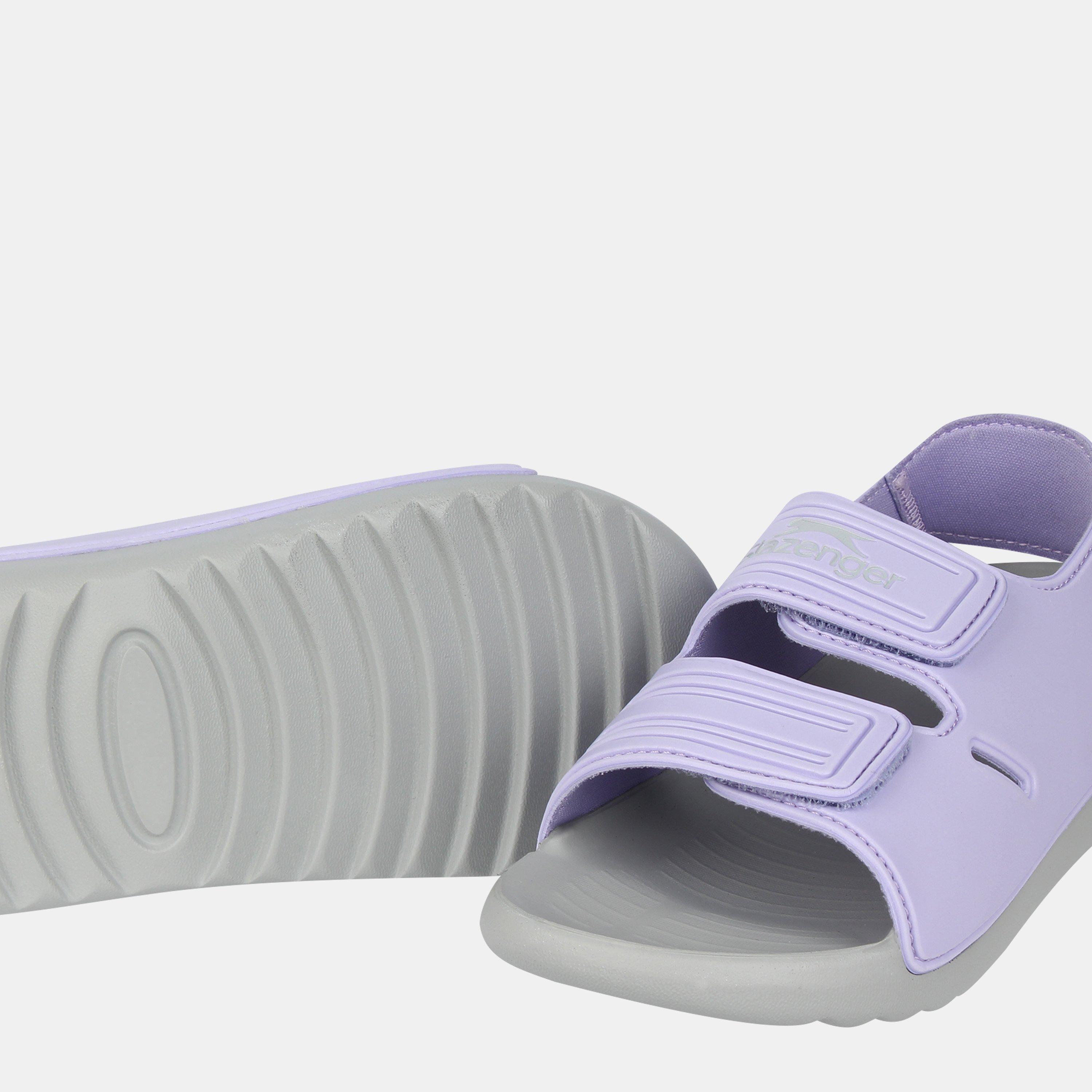 Purple - Slazenger - Kids' Hook and Loop Sports Sandals - 3