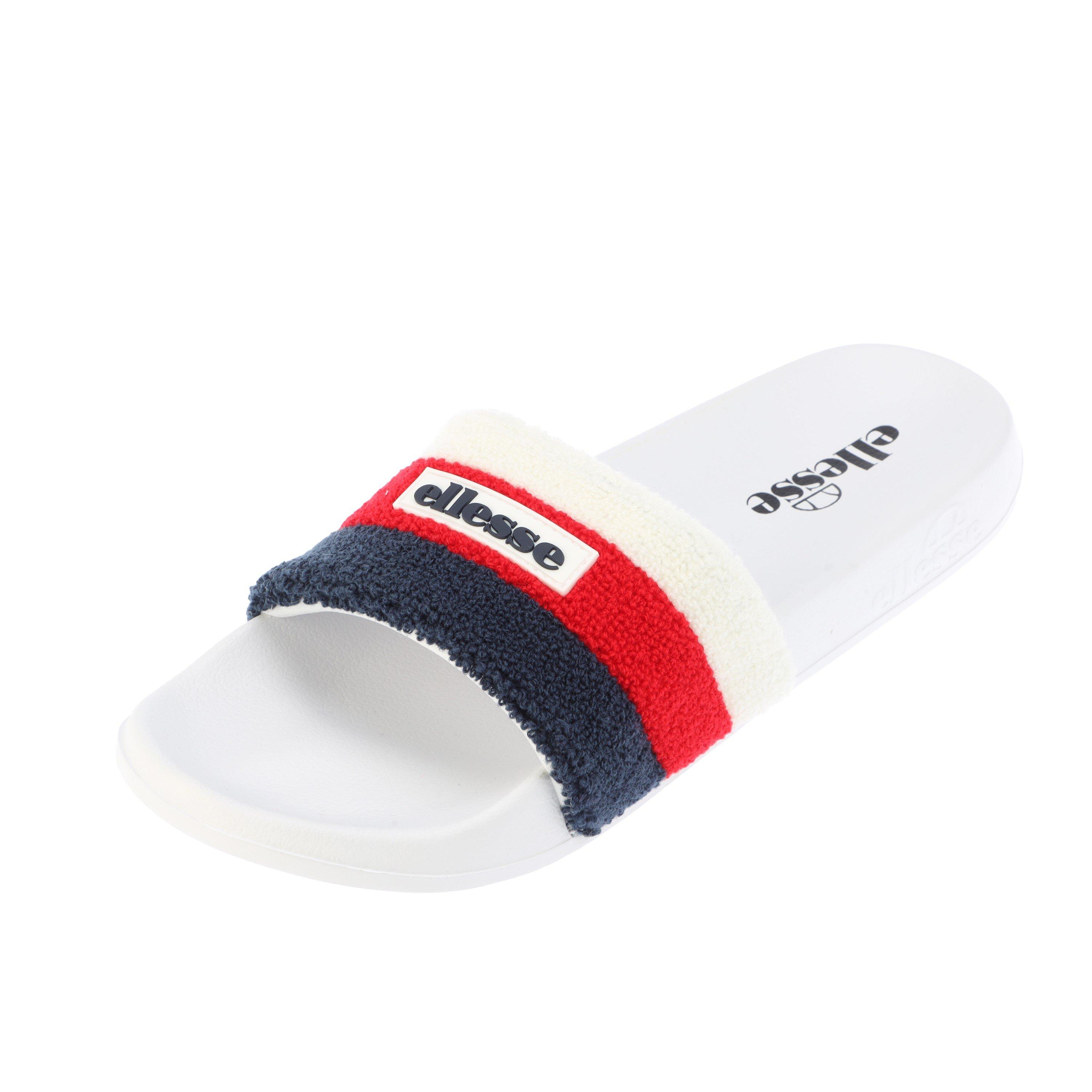 White/Red - Ellesse - Men's Triply Pool Slider - 3