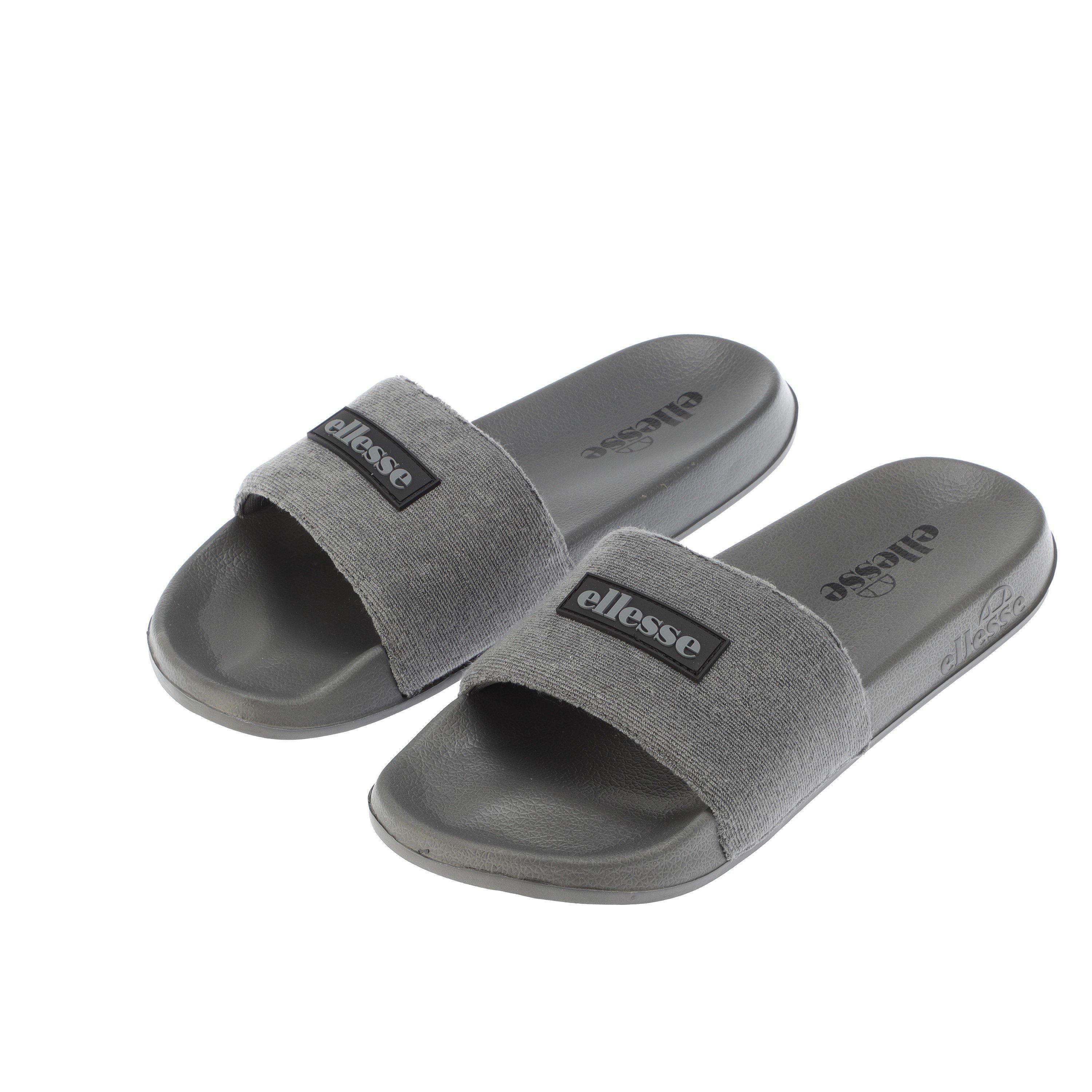 Grey - Ellesse - Men's Laxxes Water Resistant Pool Sliders - 1