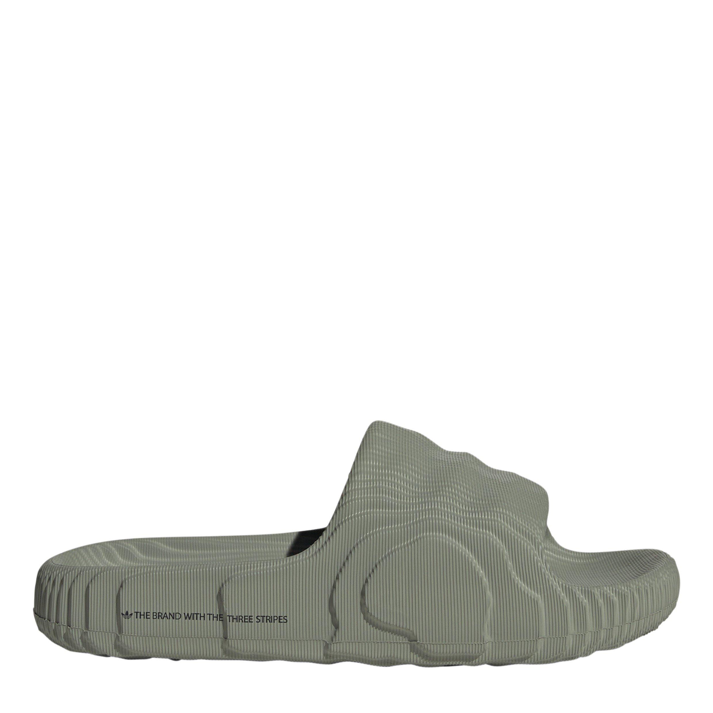 Silver Green - adidas Originals - Unisex Adults Adilette Pool Sliders - 1