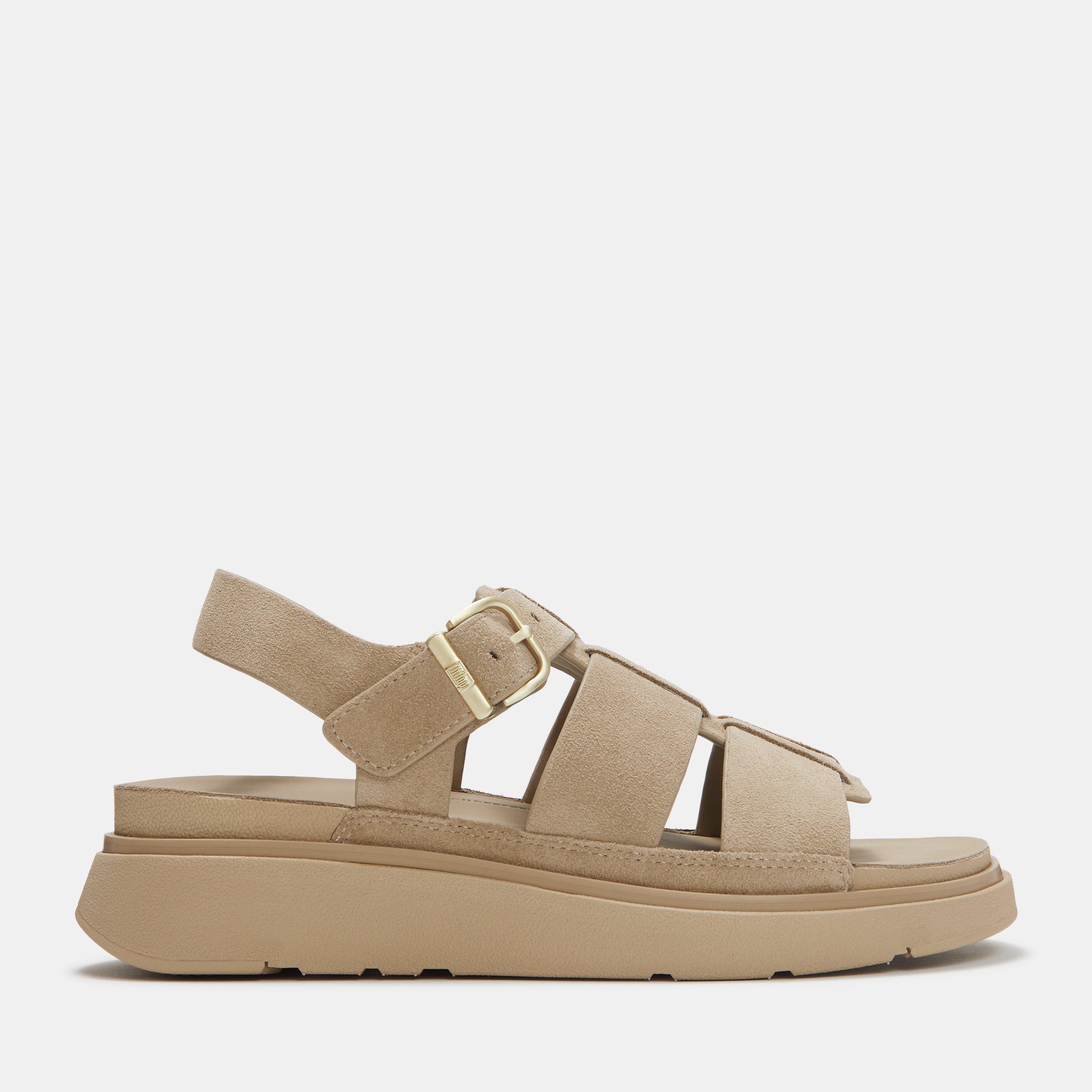 Fitflop Women's Gen-Ff Fisherman Sandals - Suede Cappuccno - 4 (37)