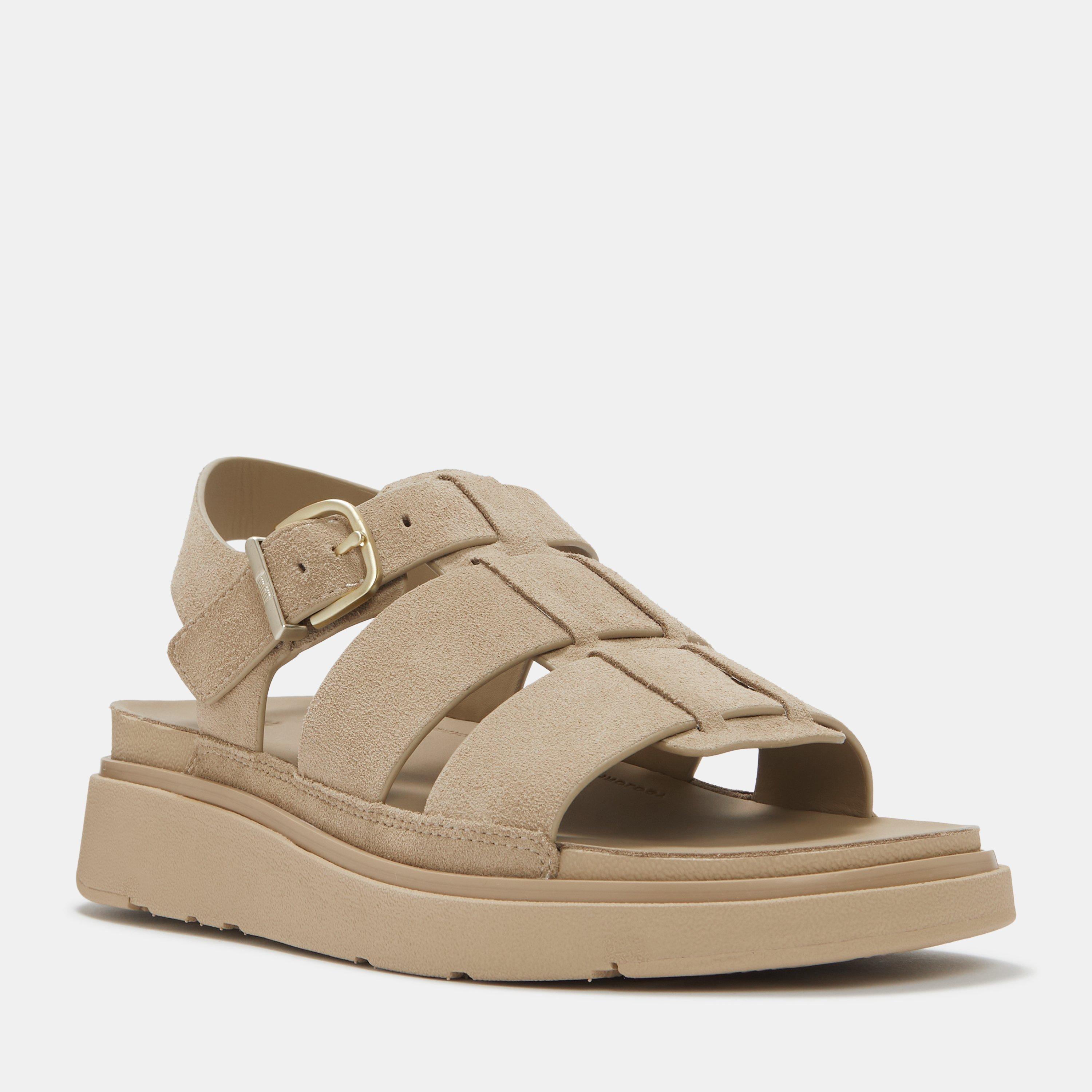 Suede Cappuccno - FitFlop - Gen-FF Fisherman Sandals - 3