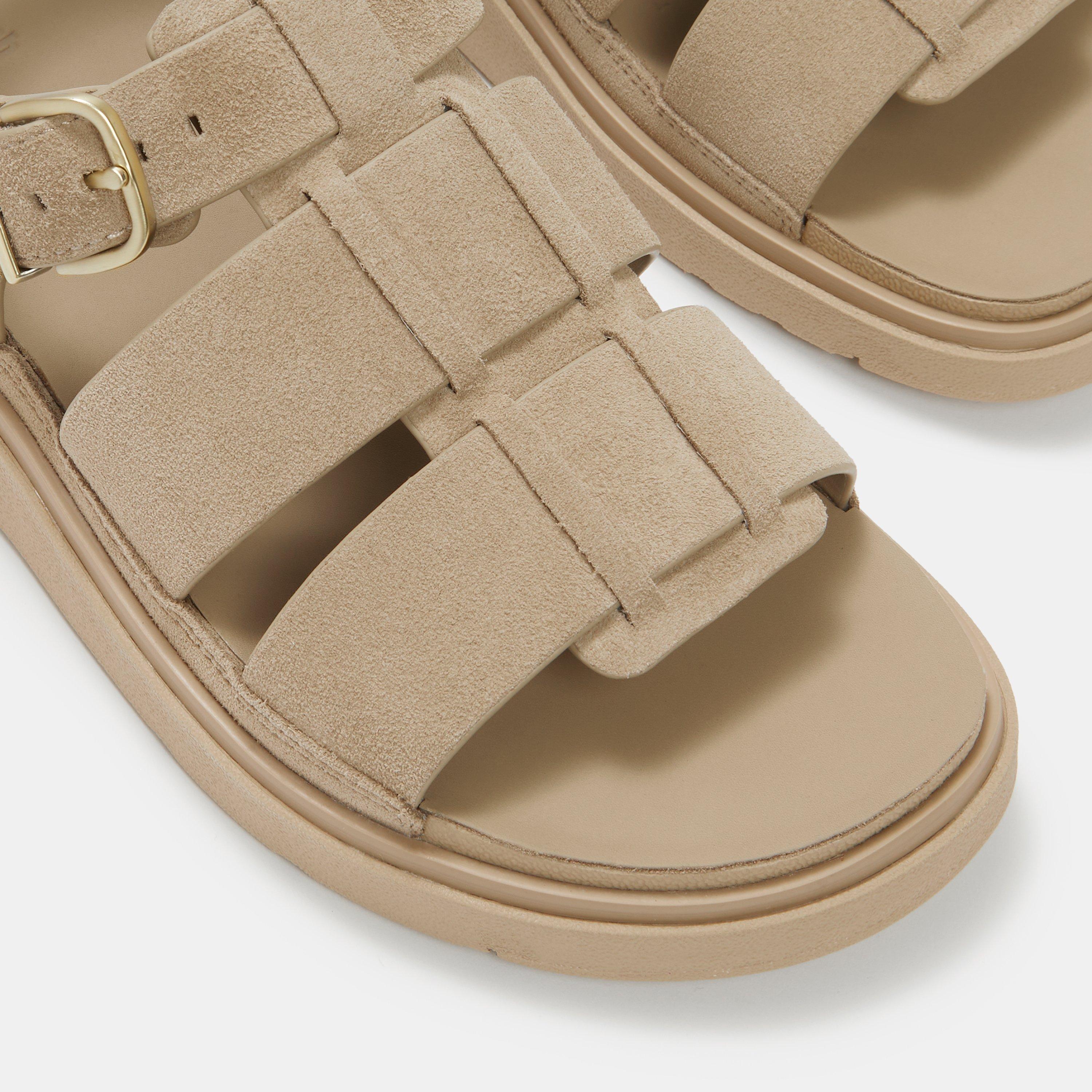 Suede Cappuccno - FitFlop - Gen-FF Fisherman Sandals - 4