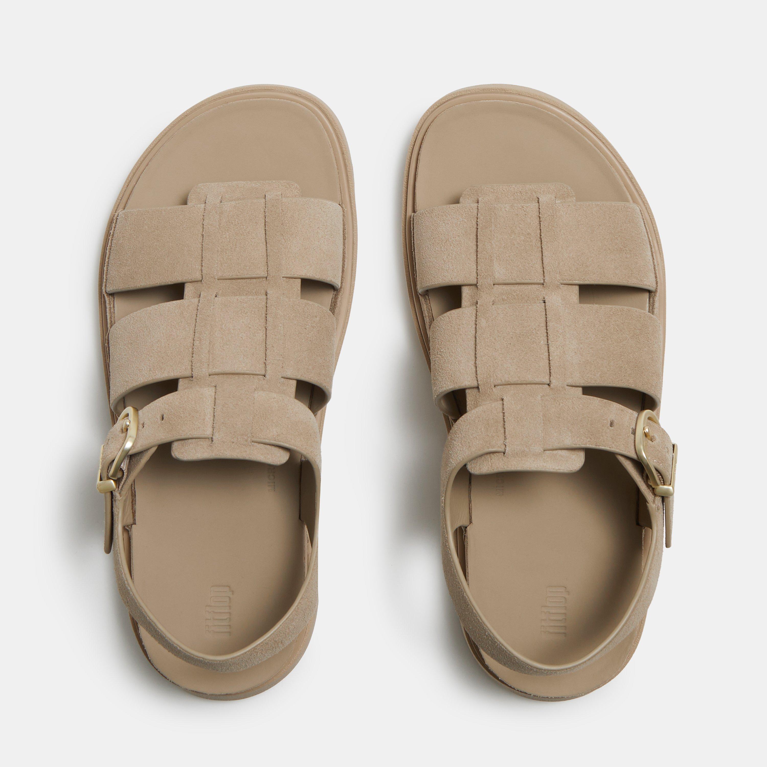 Suede Cappuccno - FitFlop - Gen-FF Fisherman Sandals - 5