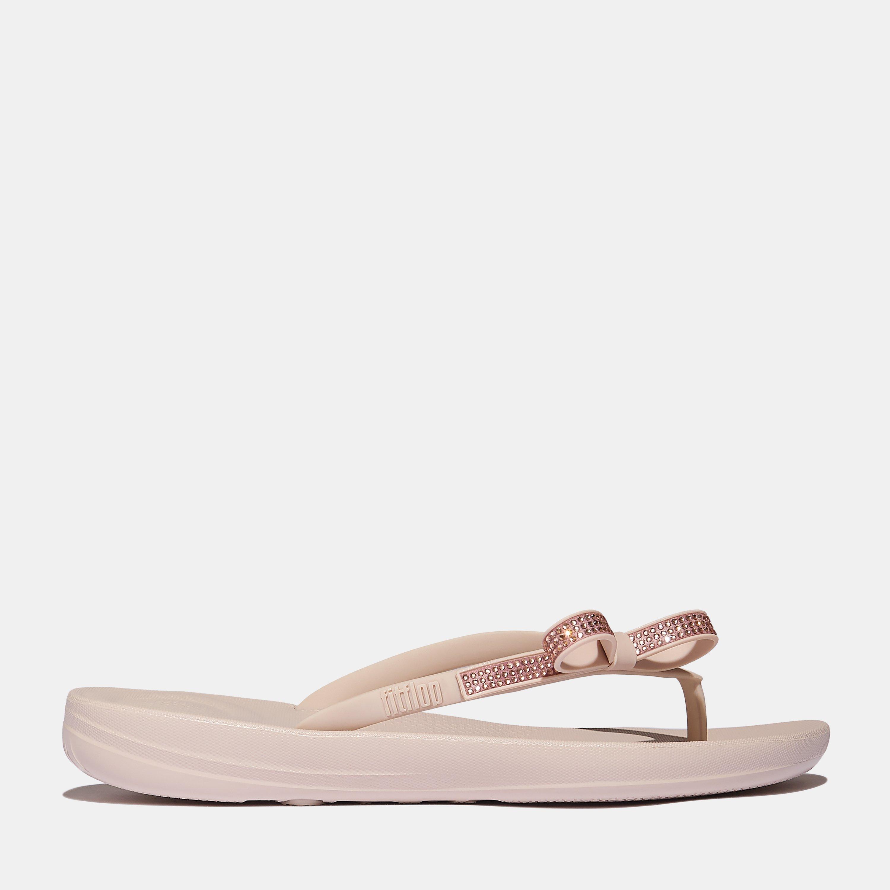 Nude Rose - FitFlop - Iqushion Bow Flip Flops - 1