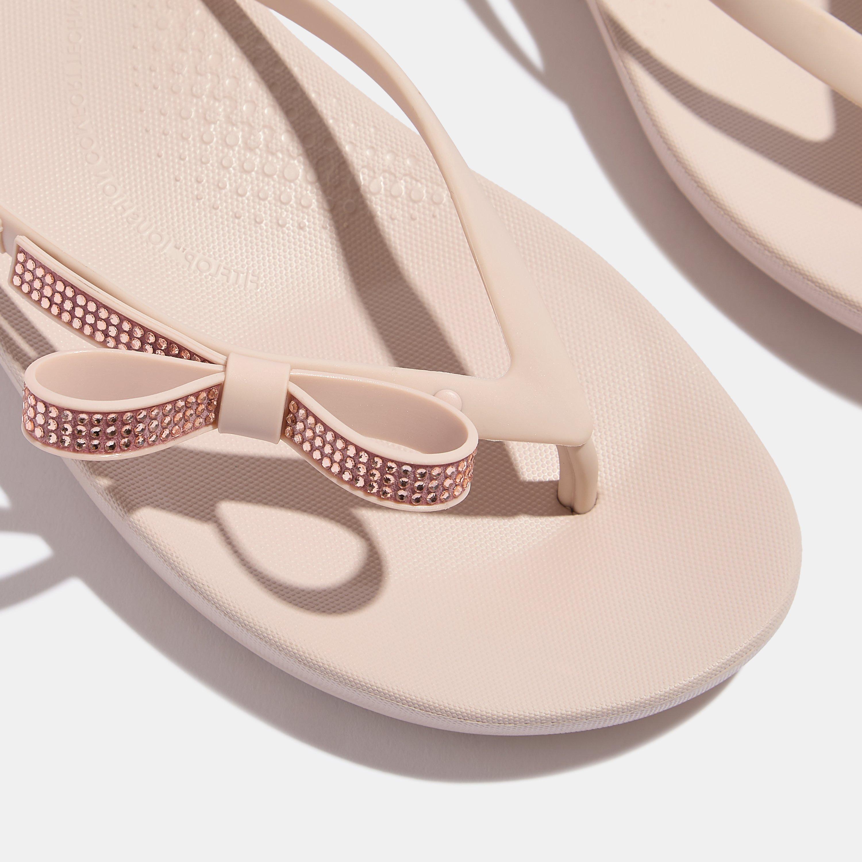 Nude Rose - FitFlop - Iqushion Bow Flip Flops - 3