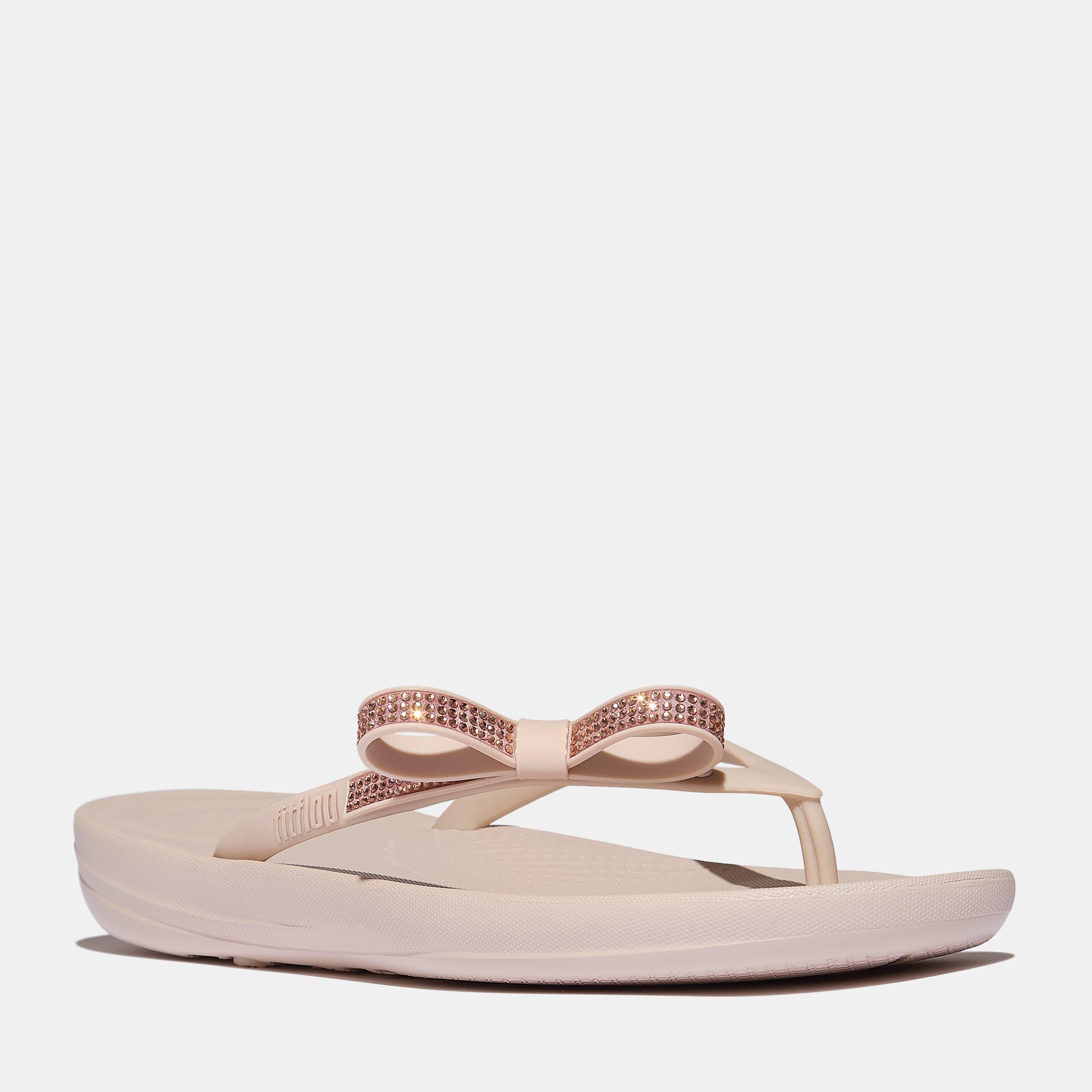 Nude Rose - FitFlop - Iqushion Bow Flip Flops - 4