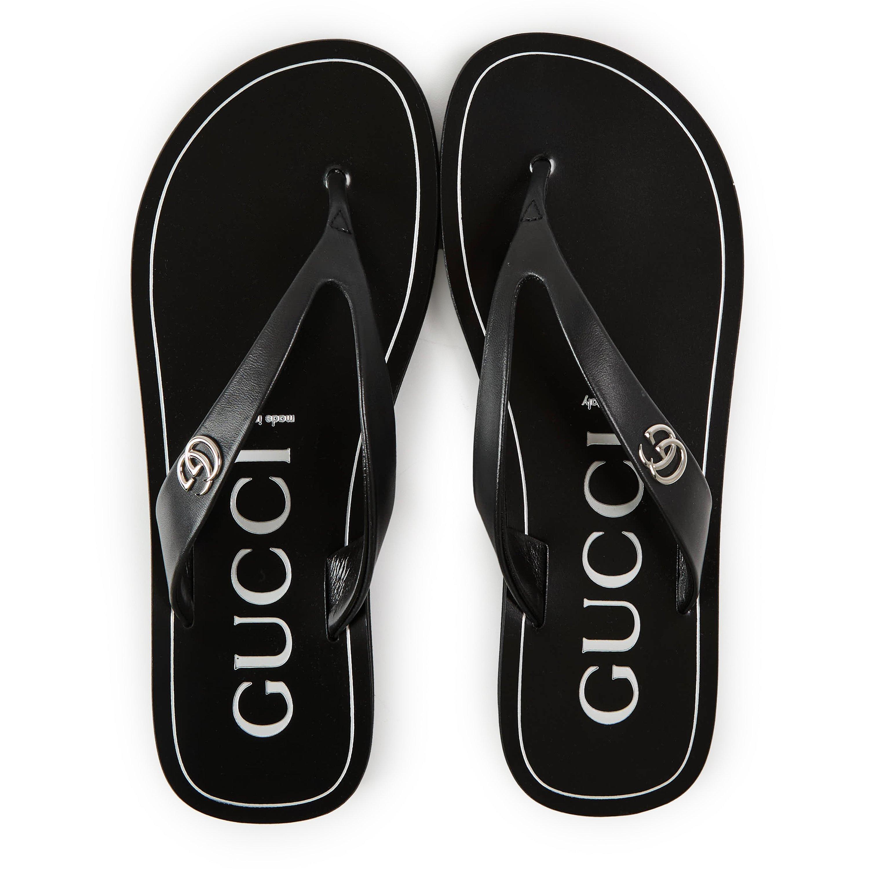Black - Gucci - Women's Flip Flops - 4