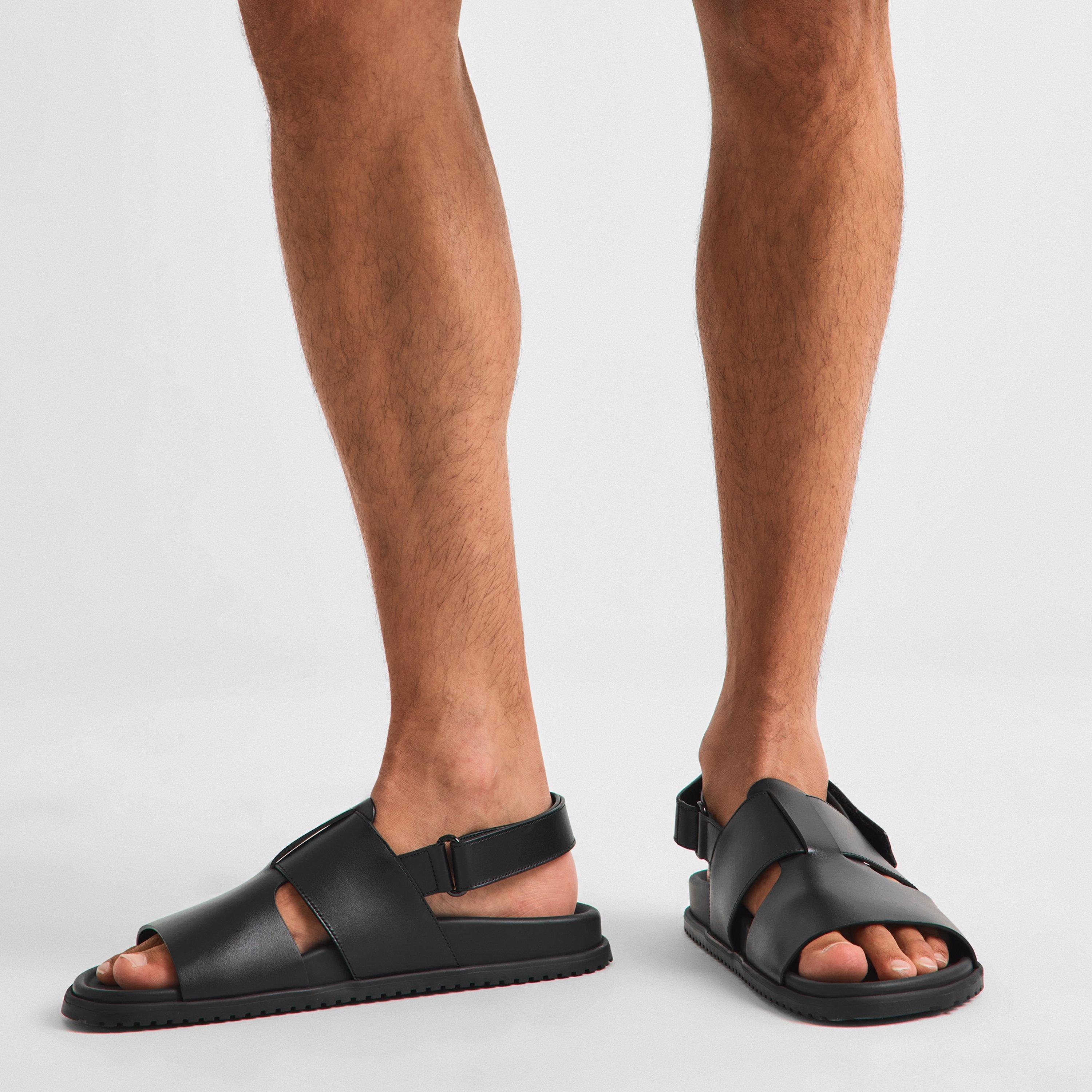 Black - Dolce and Gabbana - Men's Flat Sandals - 3