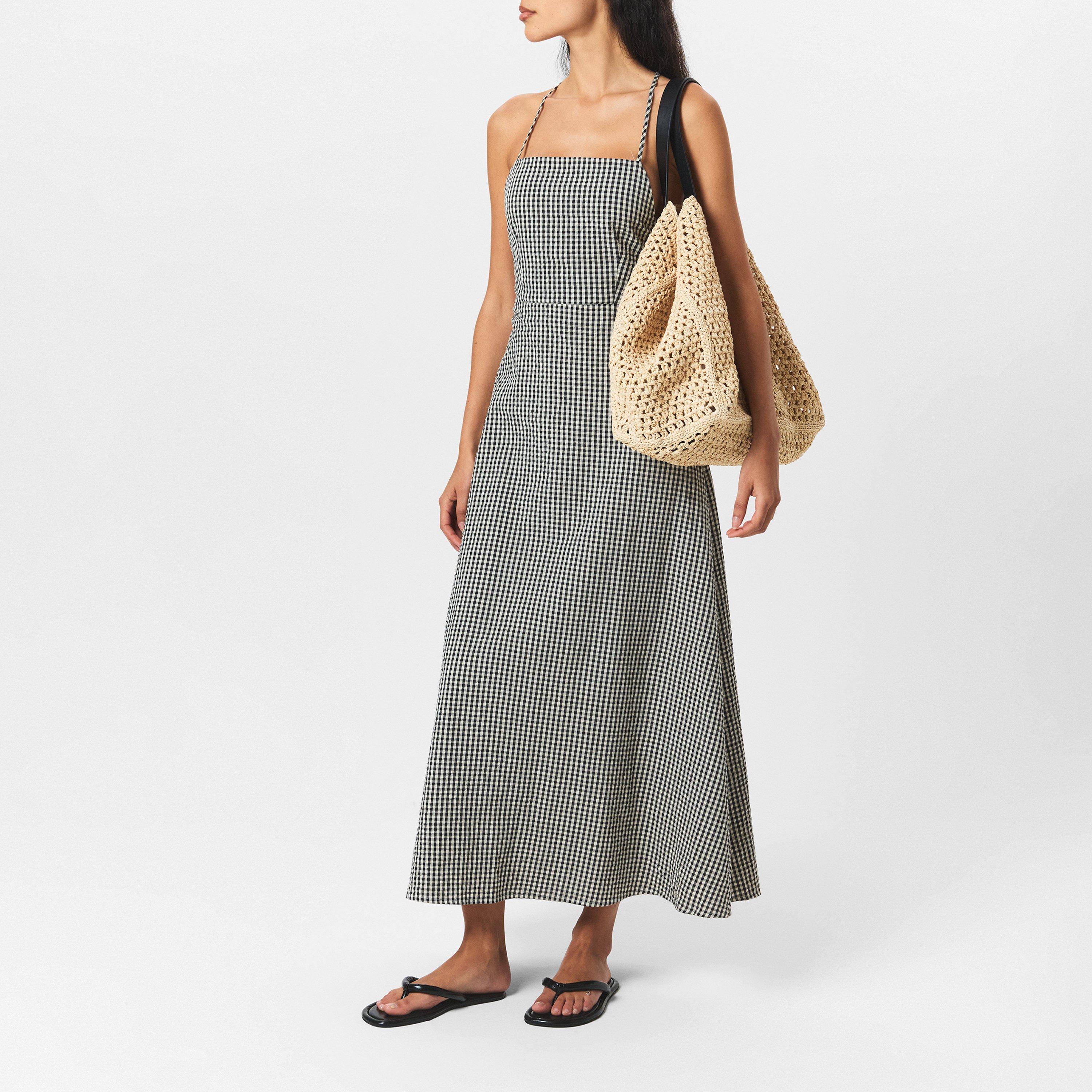 Black - Naked Wolfe - Grenada Leather Flip Flop - 6