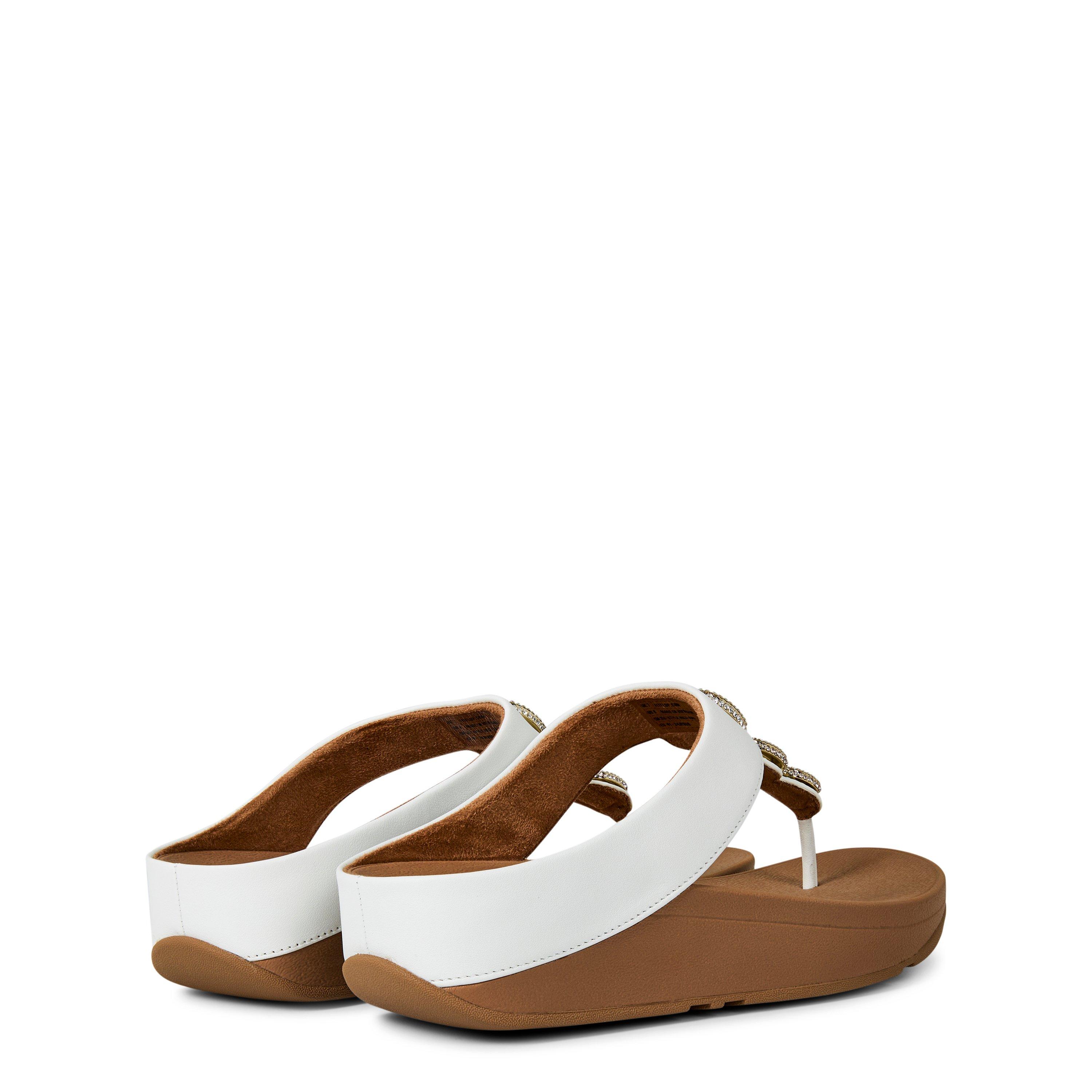 Urban White - Fitflop - Women's Fino Lightweight Flip Flops - 5